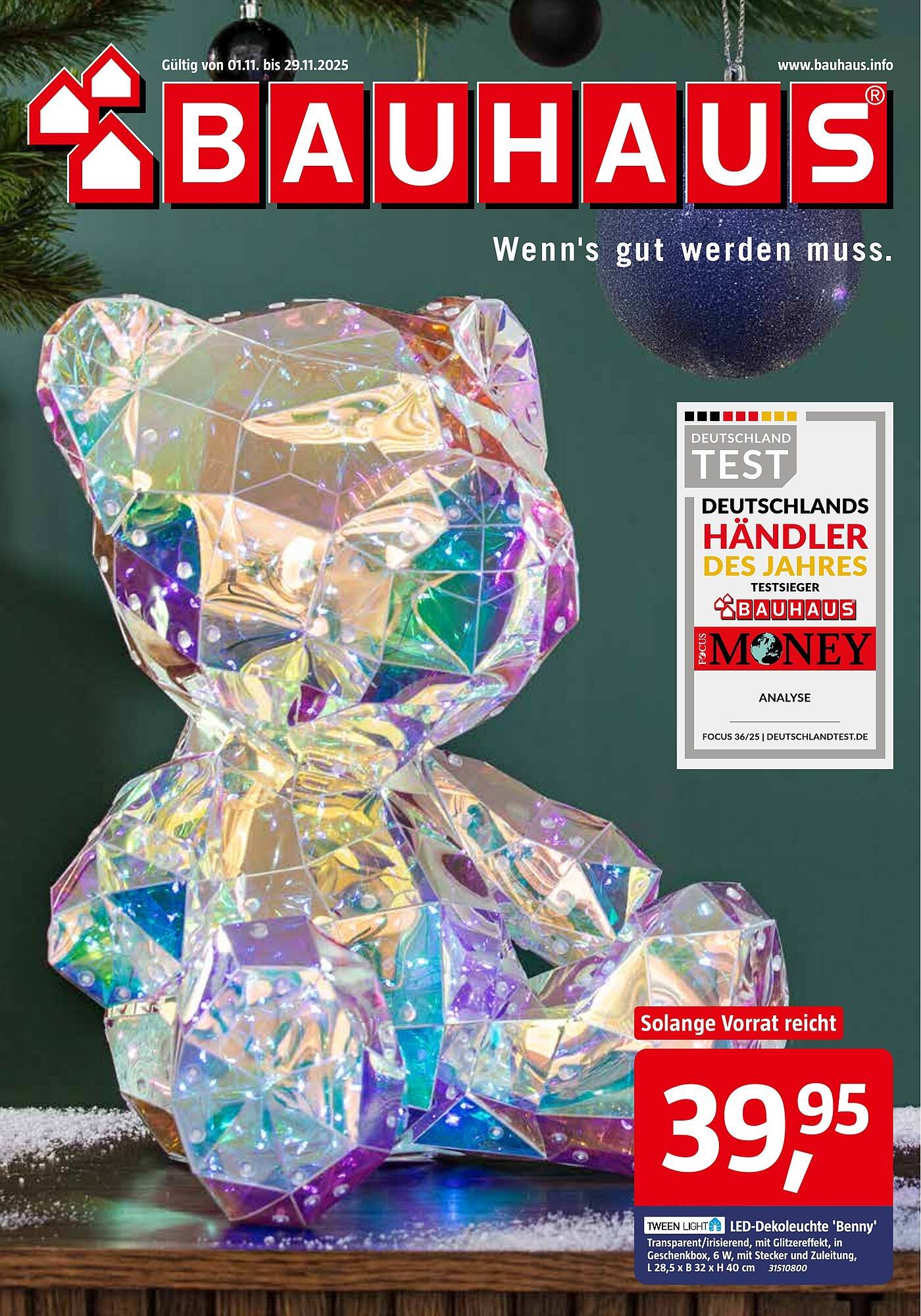 Bauhaus Prospekt (2025-11-01 - 2025-11-29) | 1