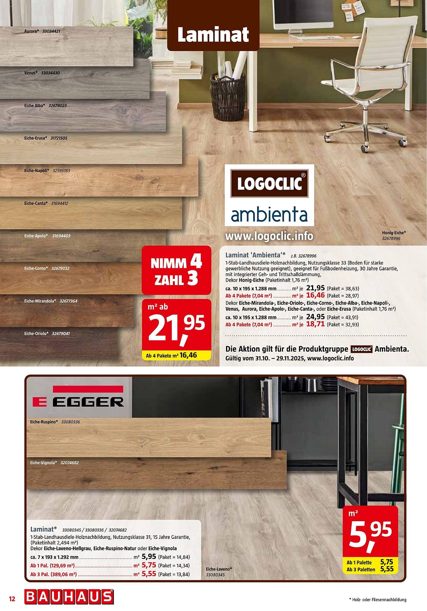 Bauhaus Prospekt (2025-11-01 - 2025-11-29)