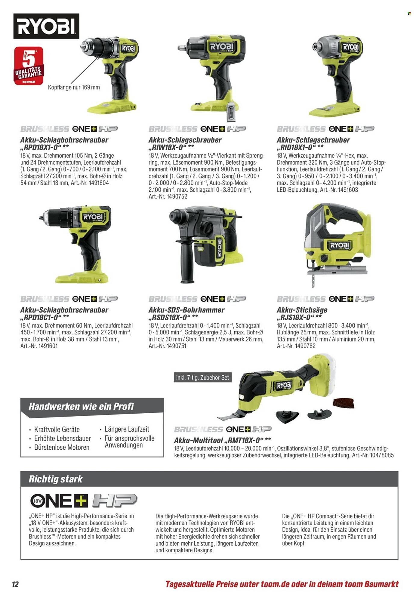 Toom Baumarkt Prospekt