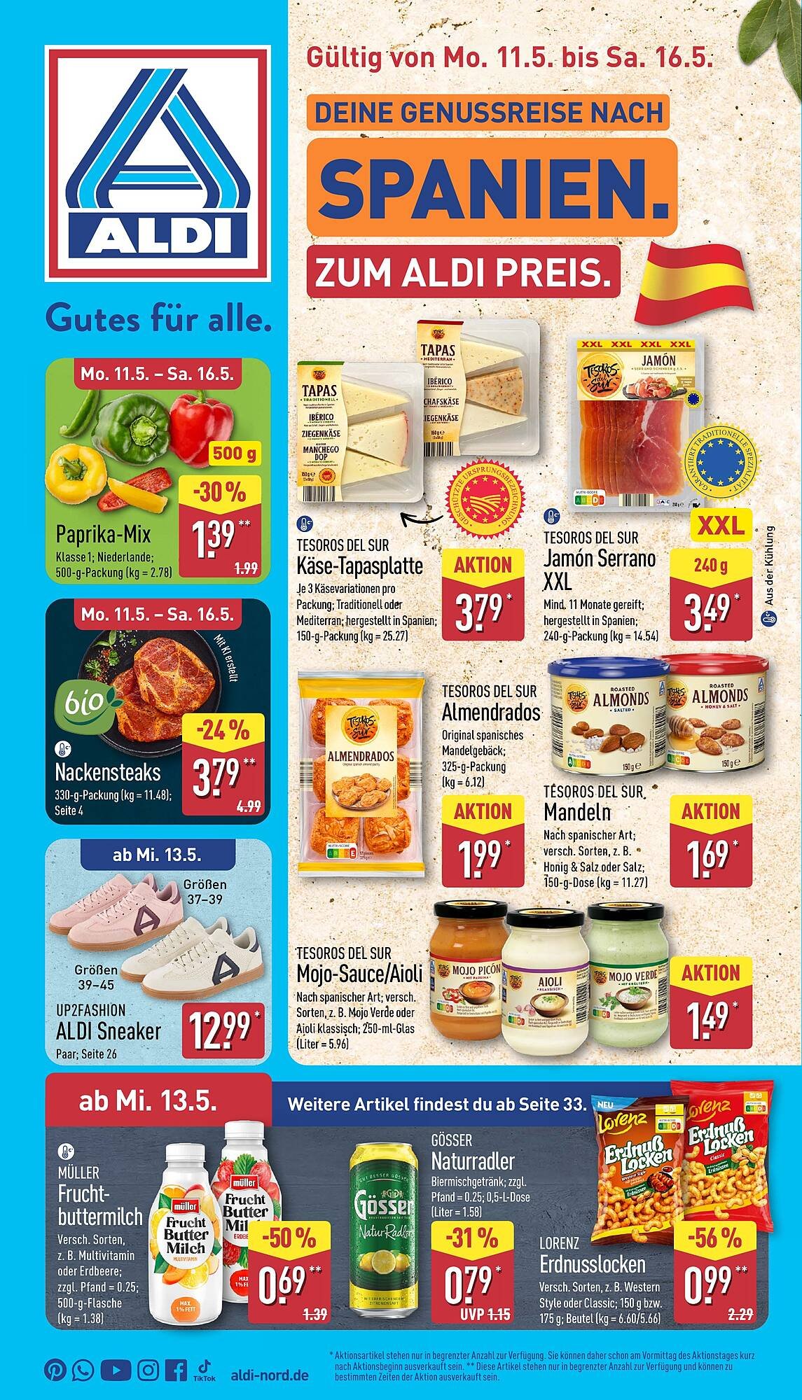 Aldi Nord Prospekt (2026-05-11 - 2026-05-16)