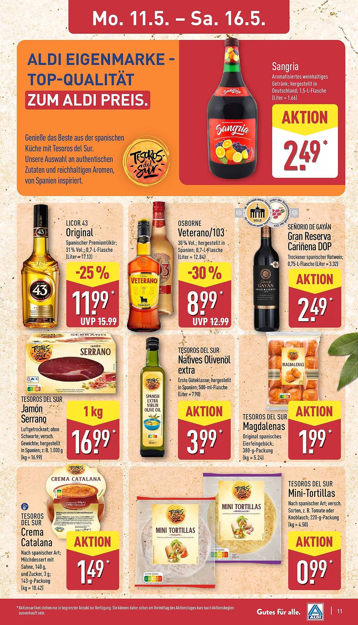 Aldi Nord Prospekt (2026-05-11 - 2026-05-16)