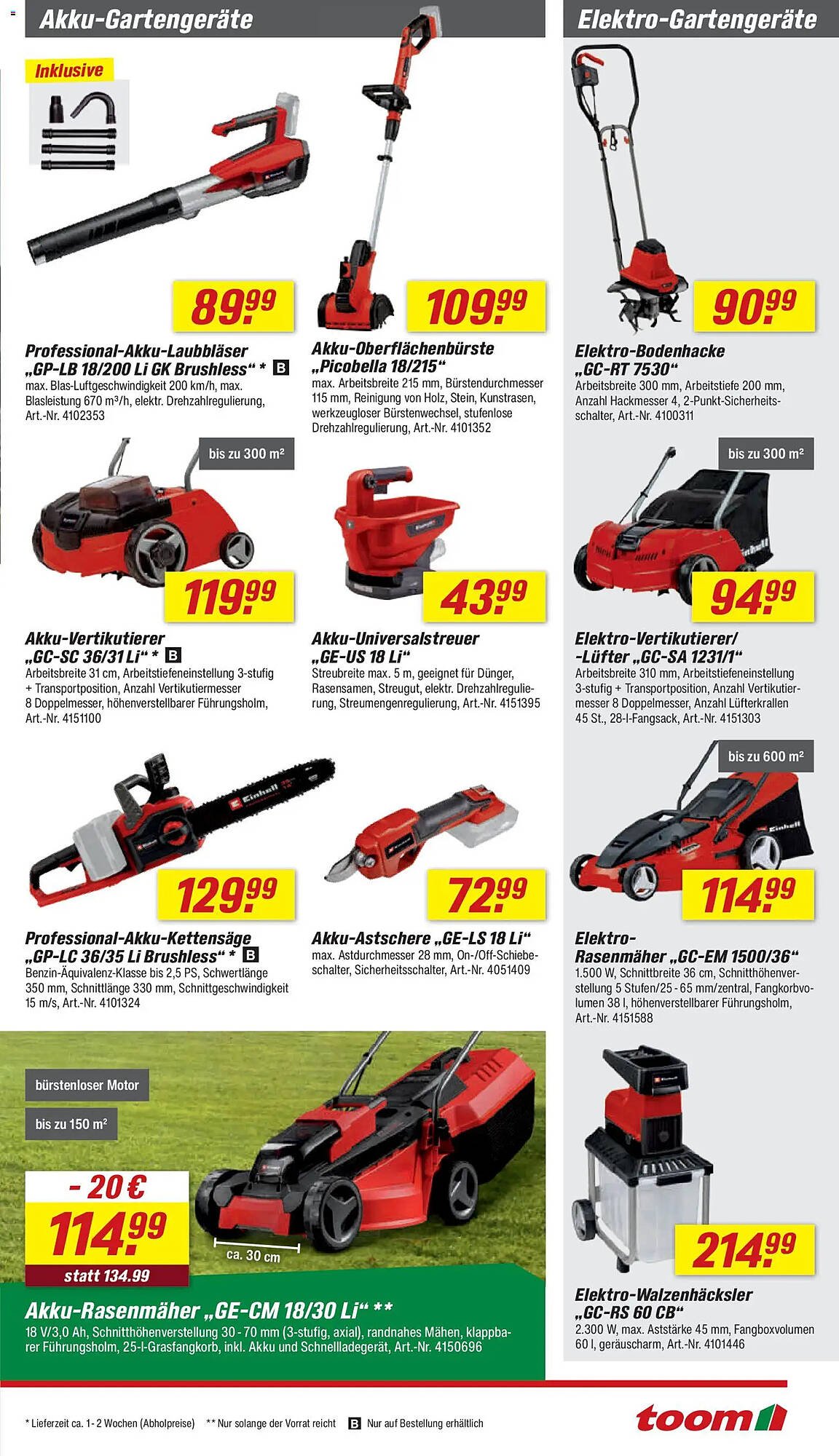 Toom Baumarkt Prospekt