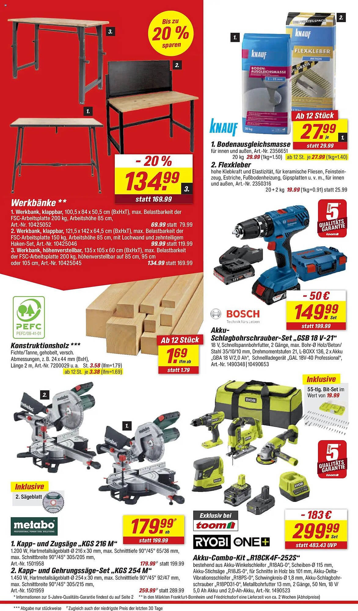 Toom Baumarkt Prospekt