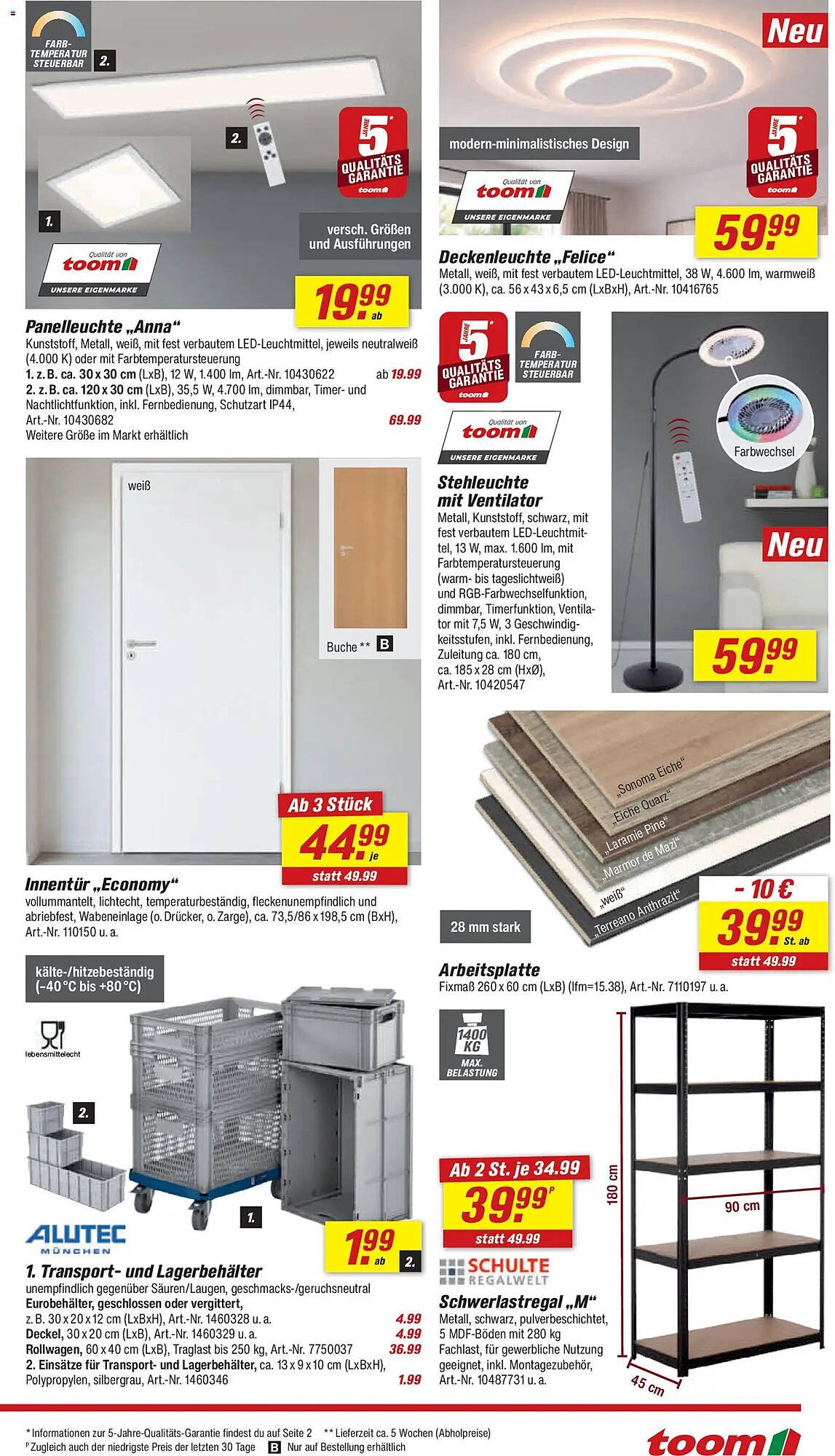 Toom Baumarkt Prospekt