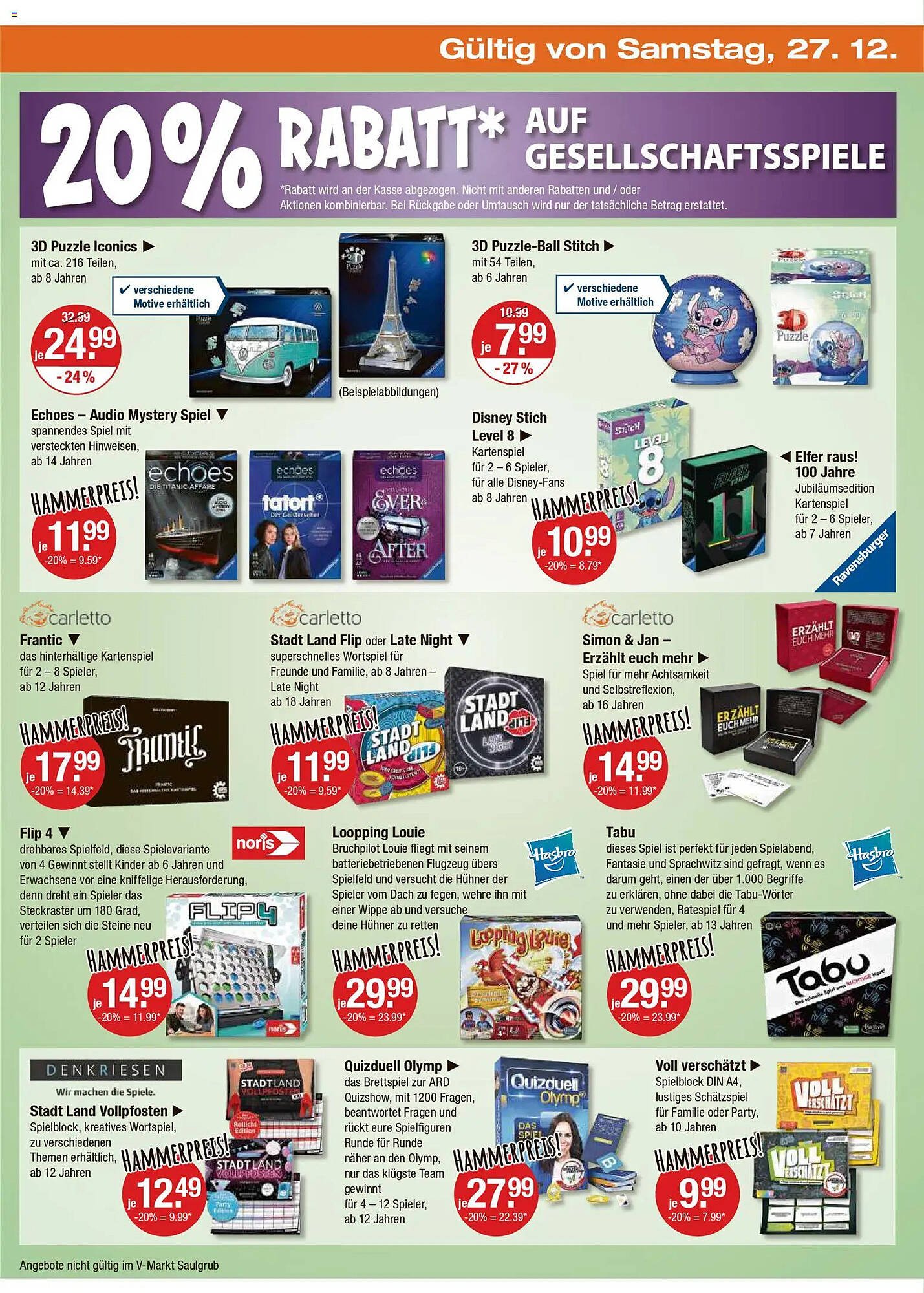 V Markt Prospekt (2025-12-27 - 2025-12-31)
