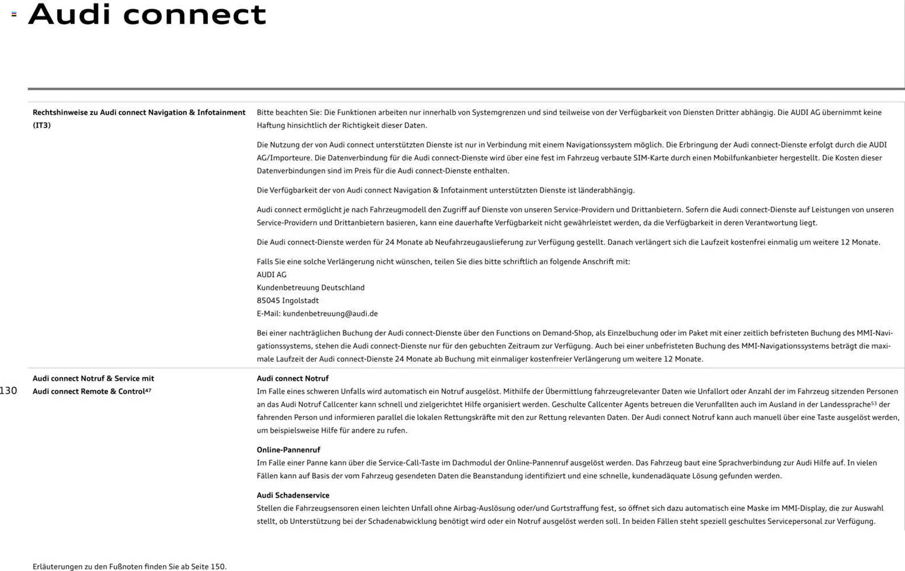 Audi Prospekt (2025-10-28 - 2026-10-28) | 130