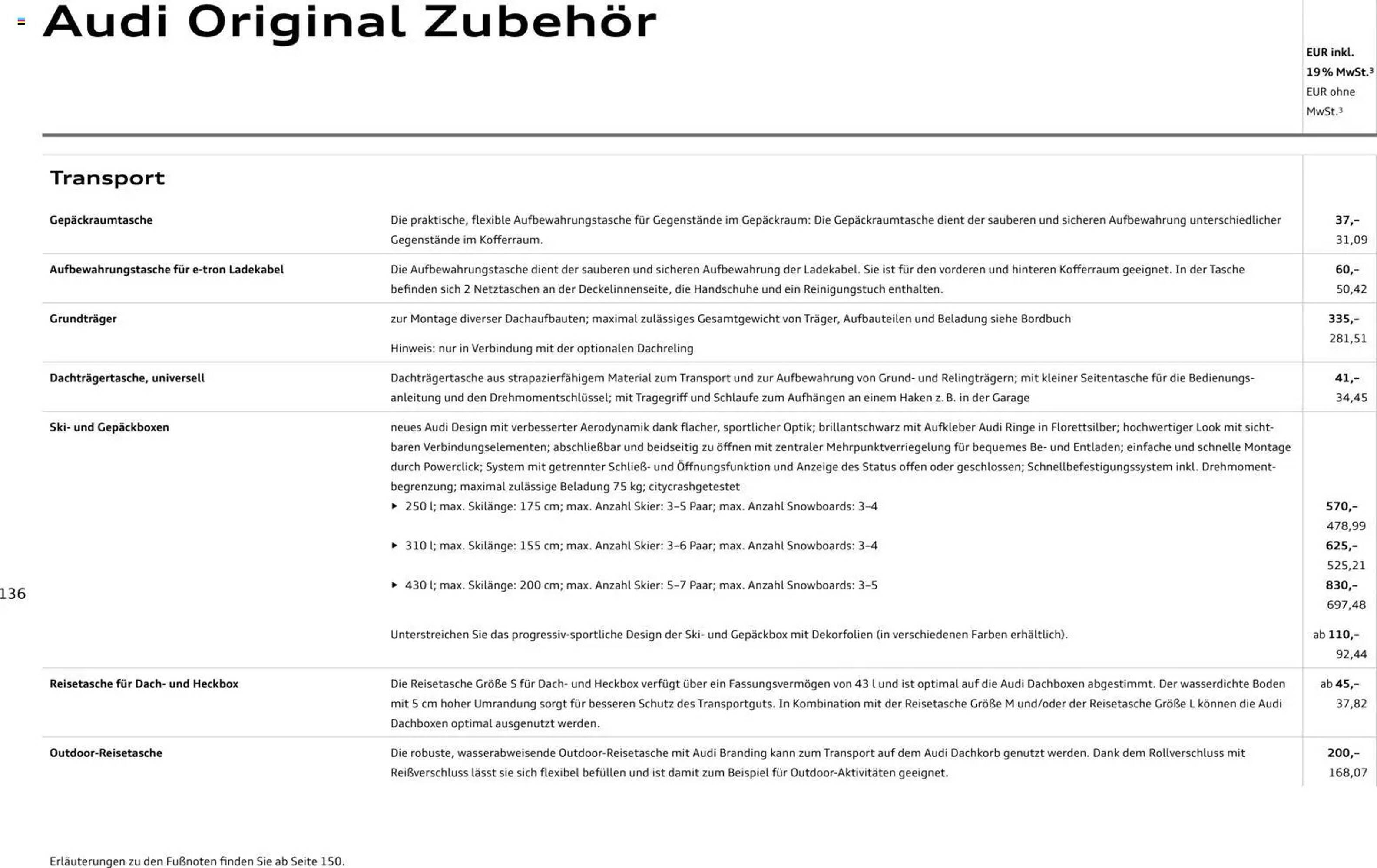 Audi Prospekt (2025-10-28 - 2026-10-28) | 136
