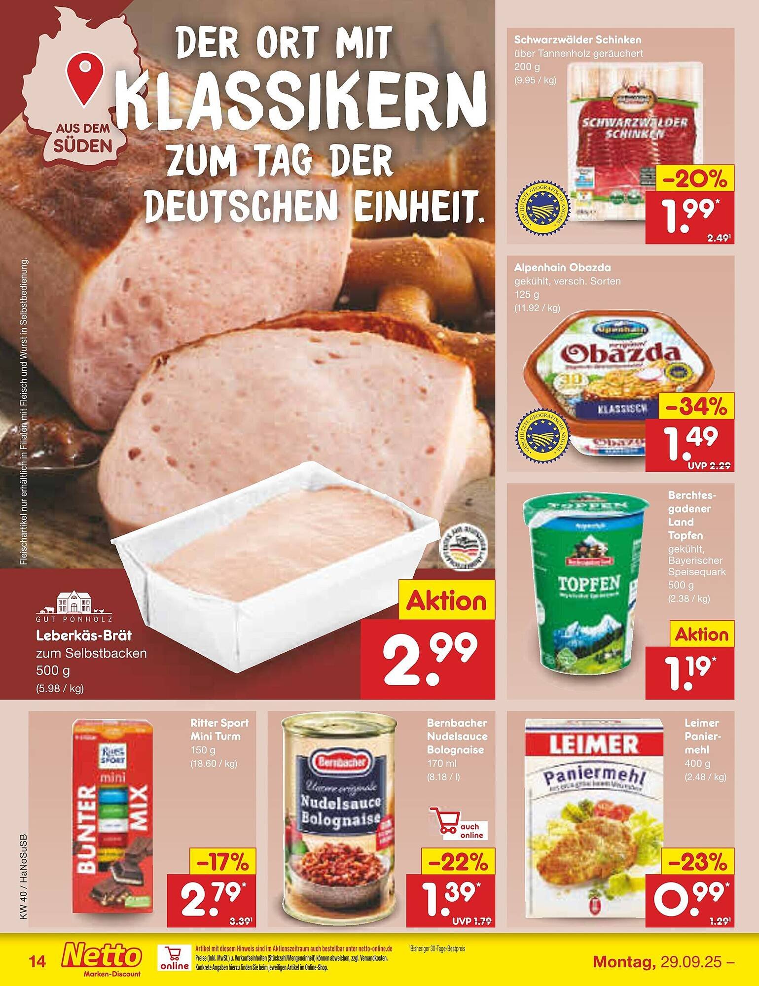 Netto Marken-Discount Prospekt (2025-09-29 - 2025-10-04)