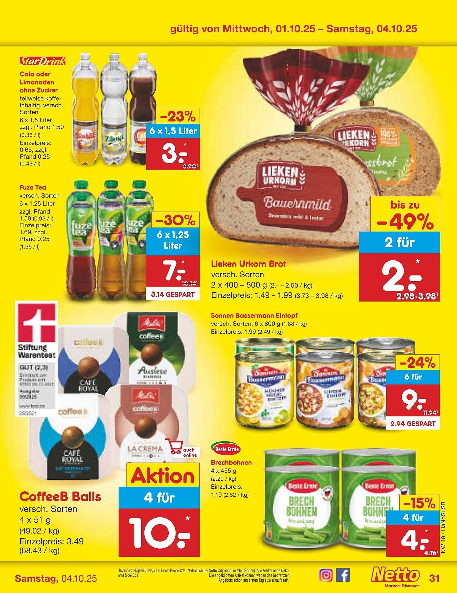 Netto Marken-Discount Prospekt (2025-09-29 - 2025-10-04)