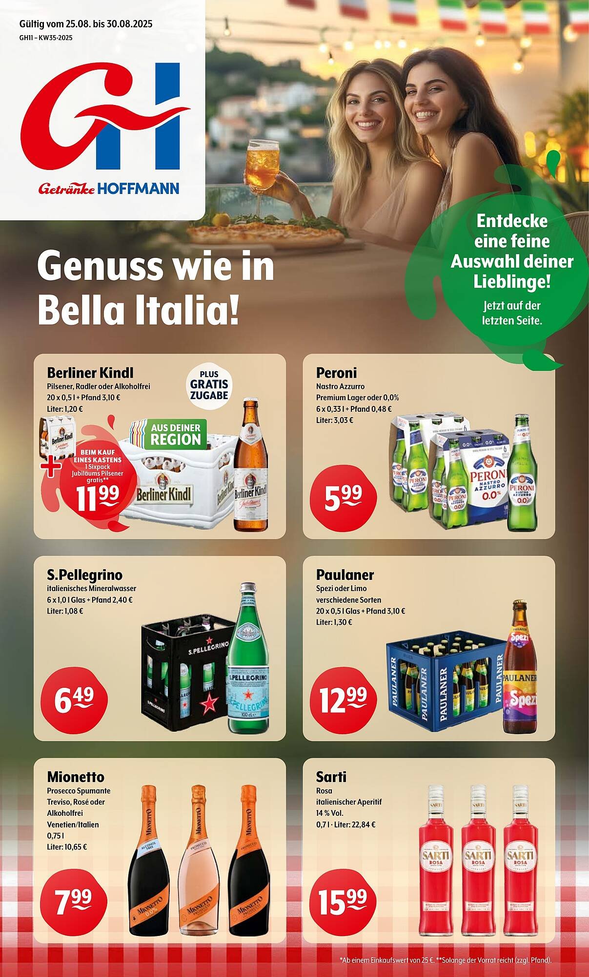 Trink und Spare Prospekt (2025-08-25 - 2025-08-30) | 1
