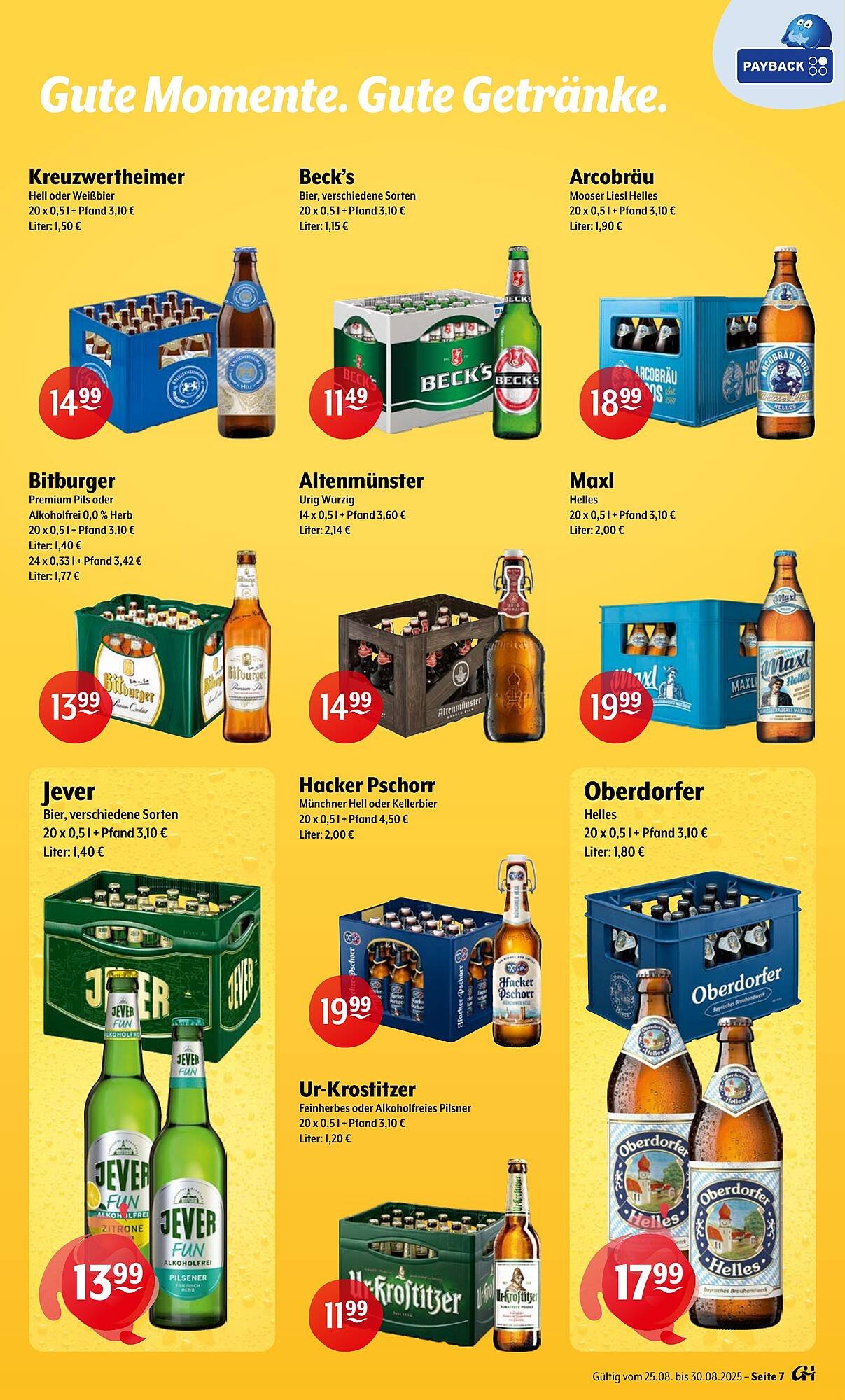 Trink und Spare Prospekt (2025-08-25 - 2025-08-30) | 7