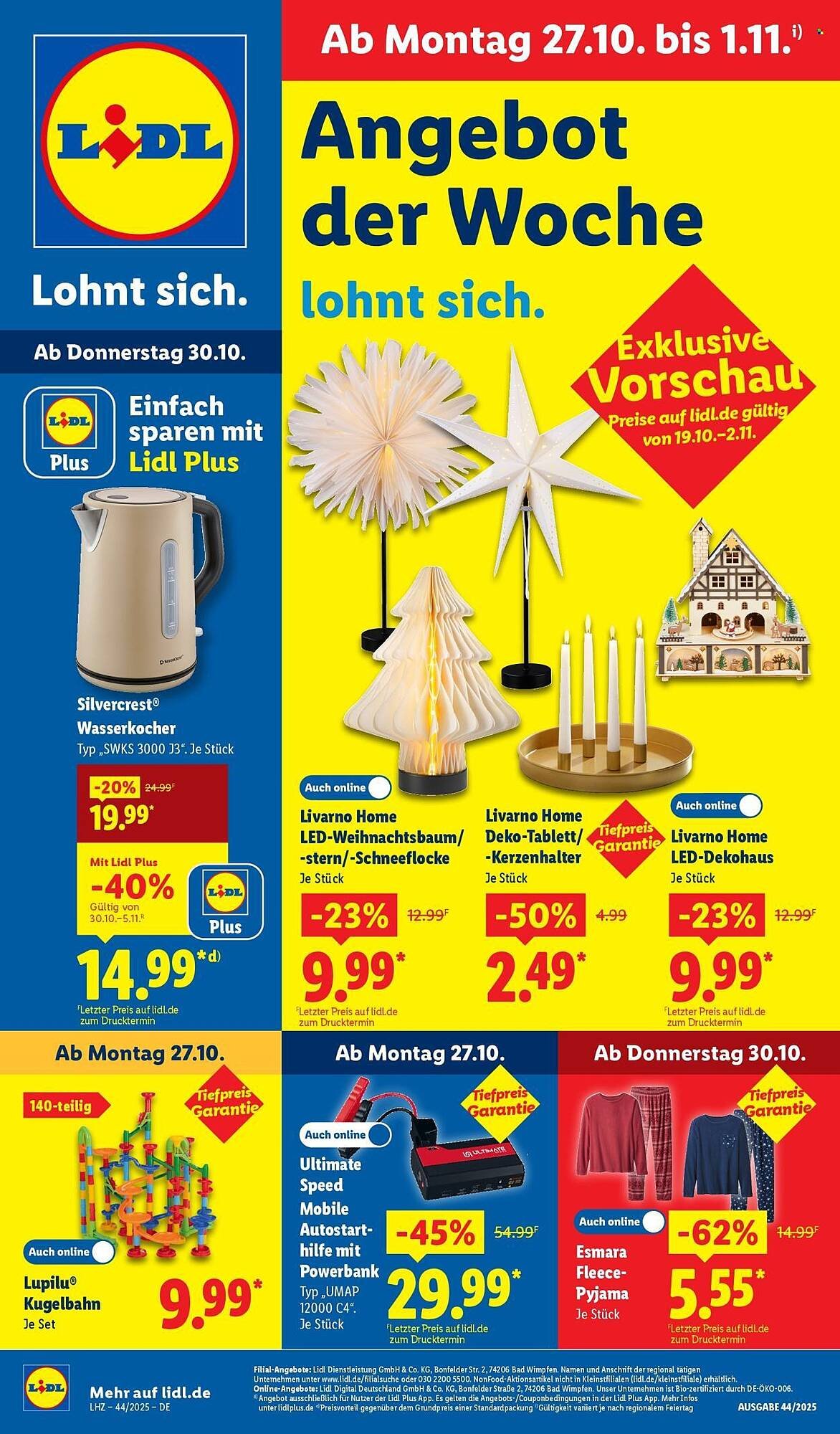 Lidl Prospekt (2025-10-27 - 2025-11-01) | 1