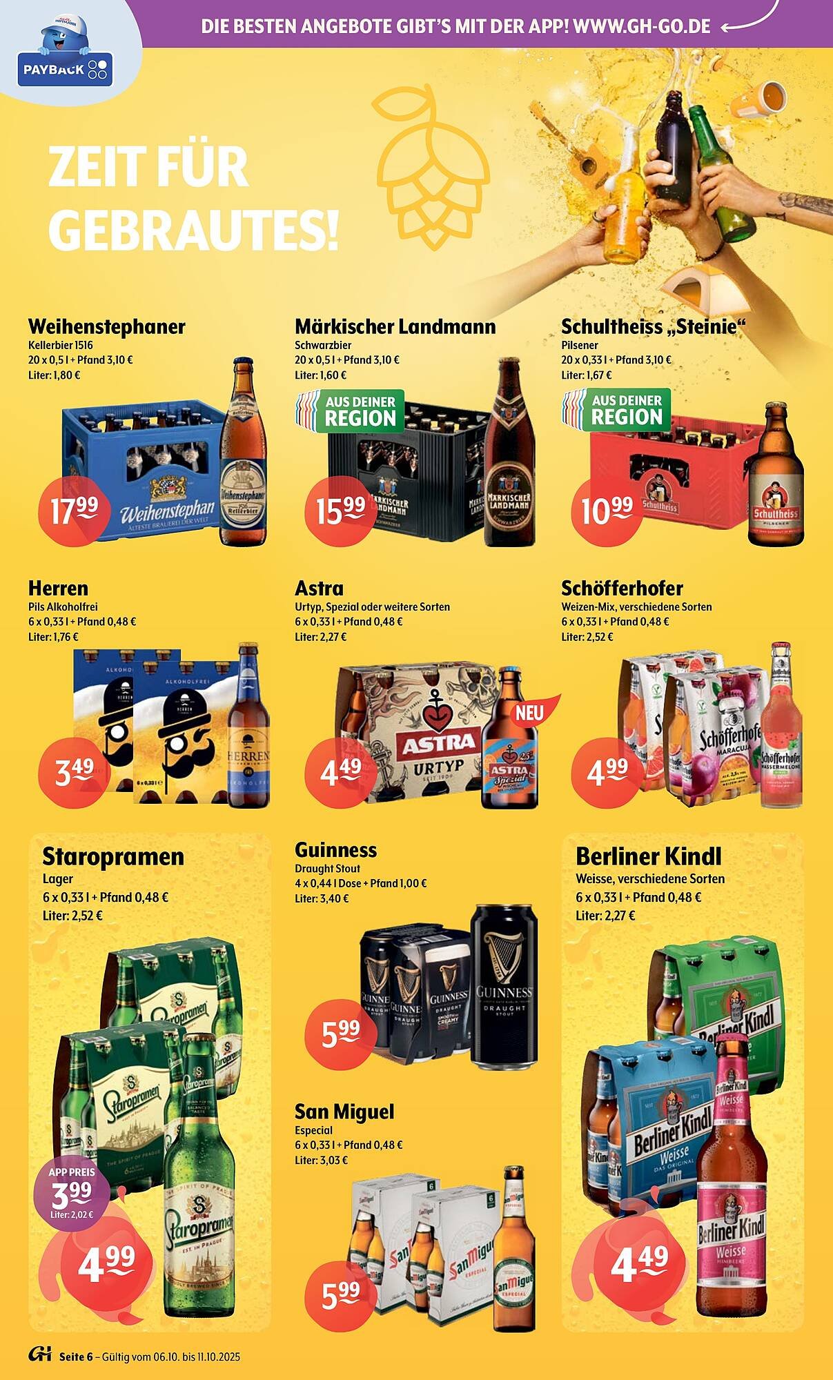 Trink und Spare Prospekt (2025-10-06 - 2025-10-11) | 6