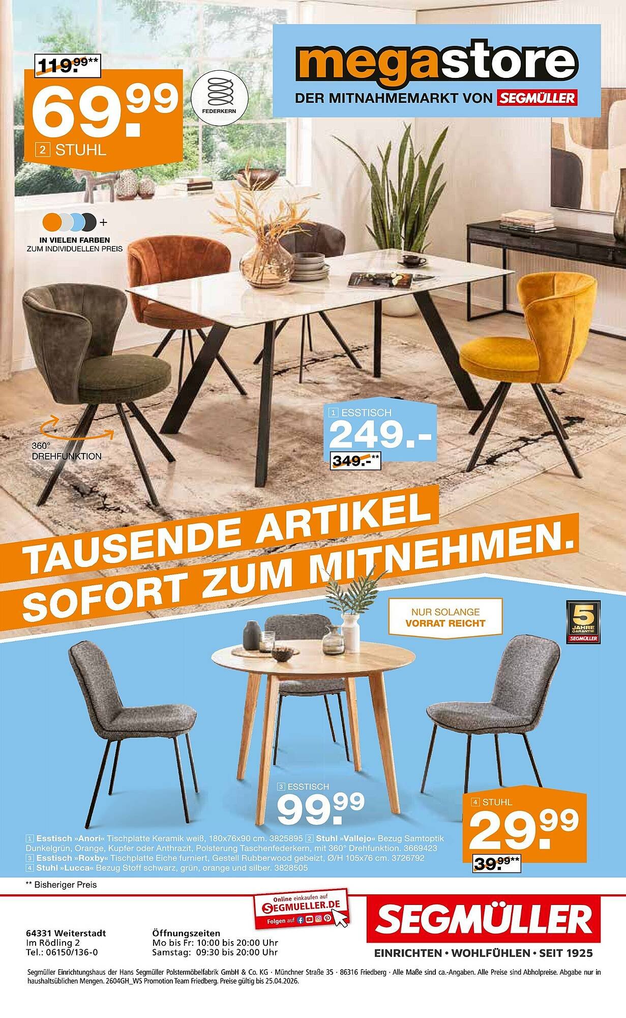 Segmüller Prospekt (2026-04-04 - 2026-04-25)