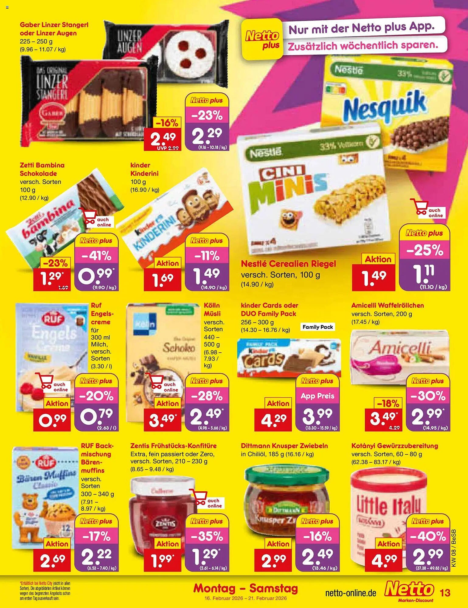 Netto Marken-Discount Prospekt (2026-02-16 - 2026-02-21)