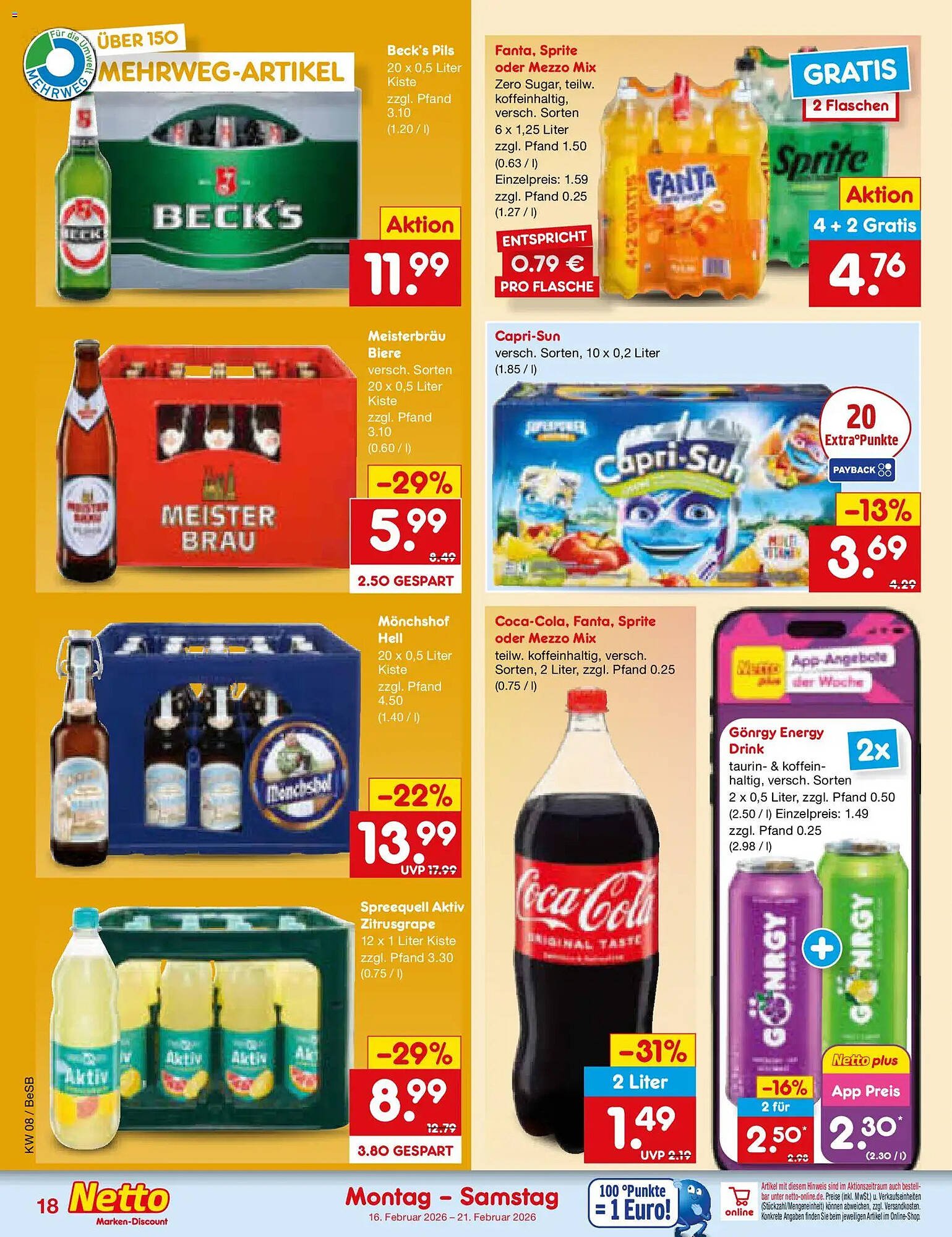 Netto Marken-Discount Prospekt (2026-02-16 - 2026-02-21)