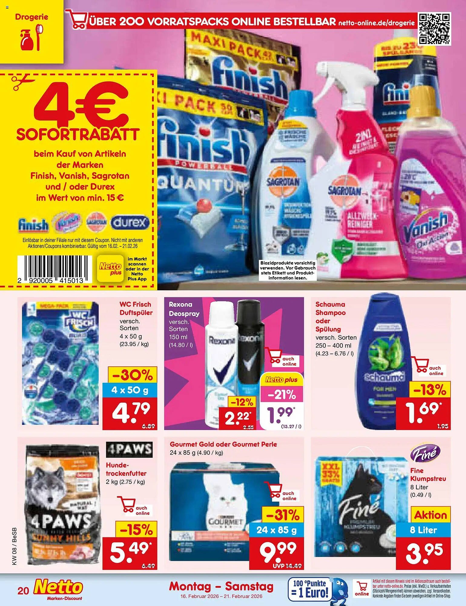 Netto Marken-Discount Prospekt (2026-02-16 - 2026-02-21)