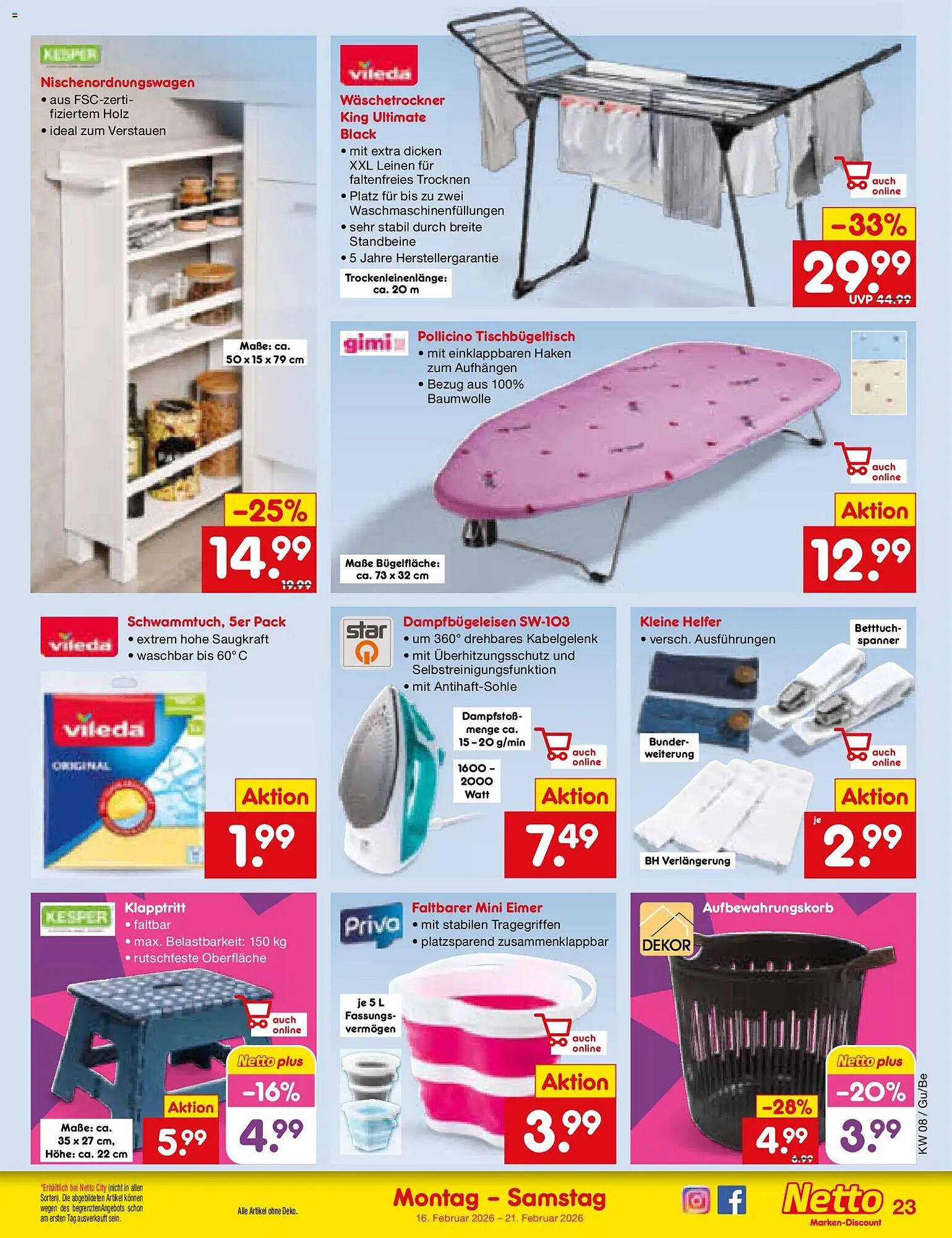 Netto Marken-Discount Prospekt (2026-02-16 - 2026-02-21)