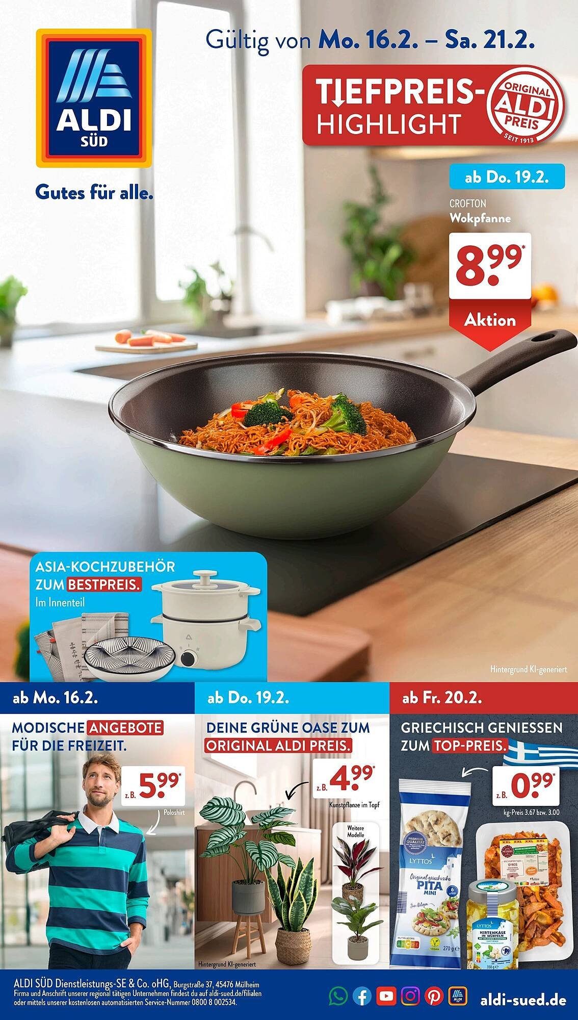 Aldi Süd Prospekt (2026-02-16 - 2026-02-22)