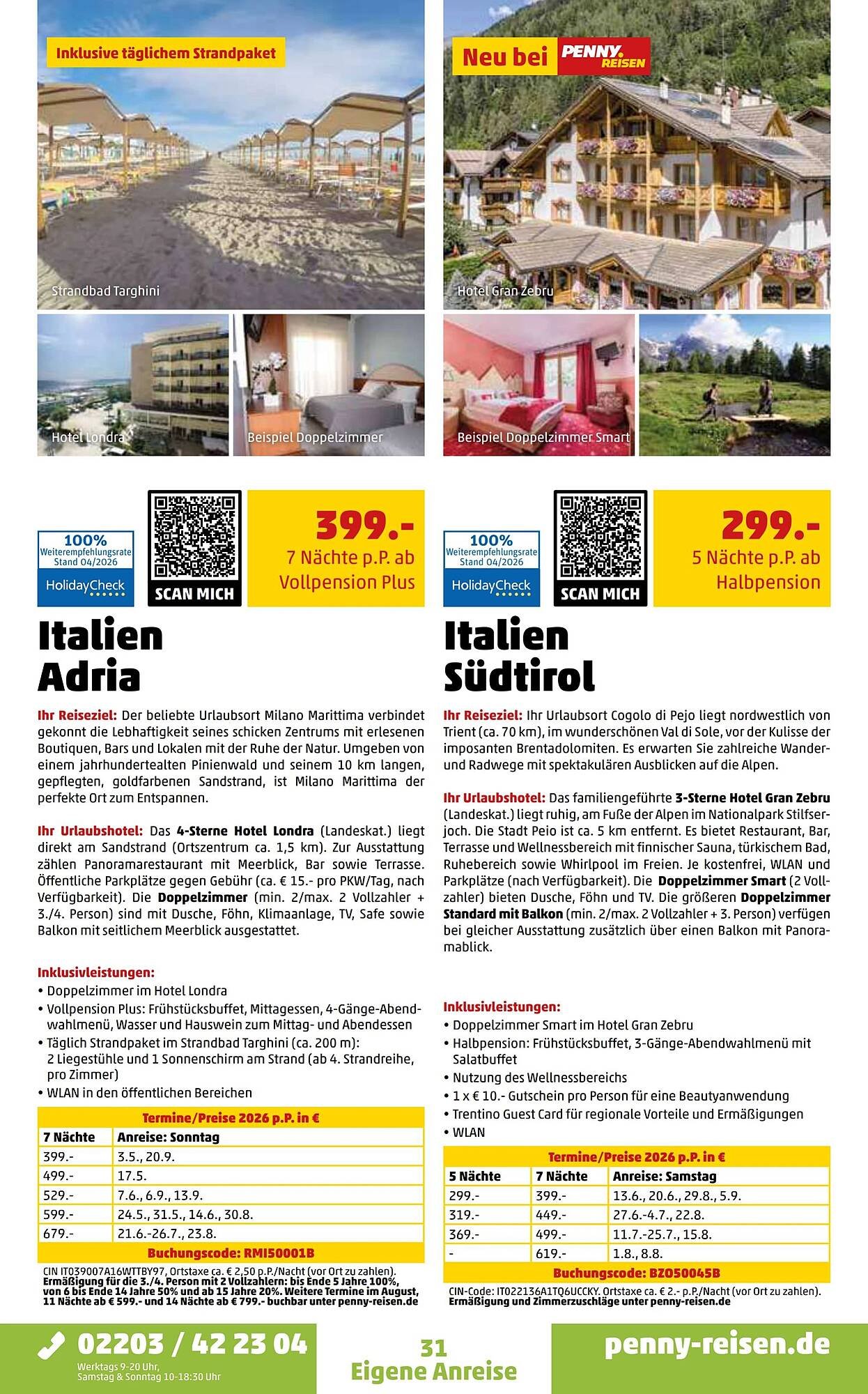 Penny Reisen Prospekt