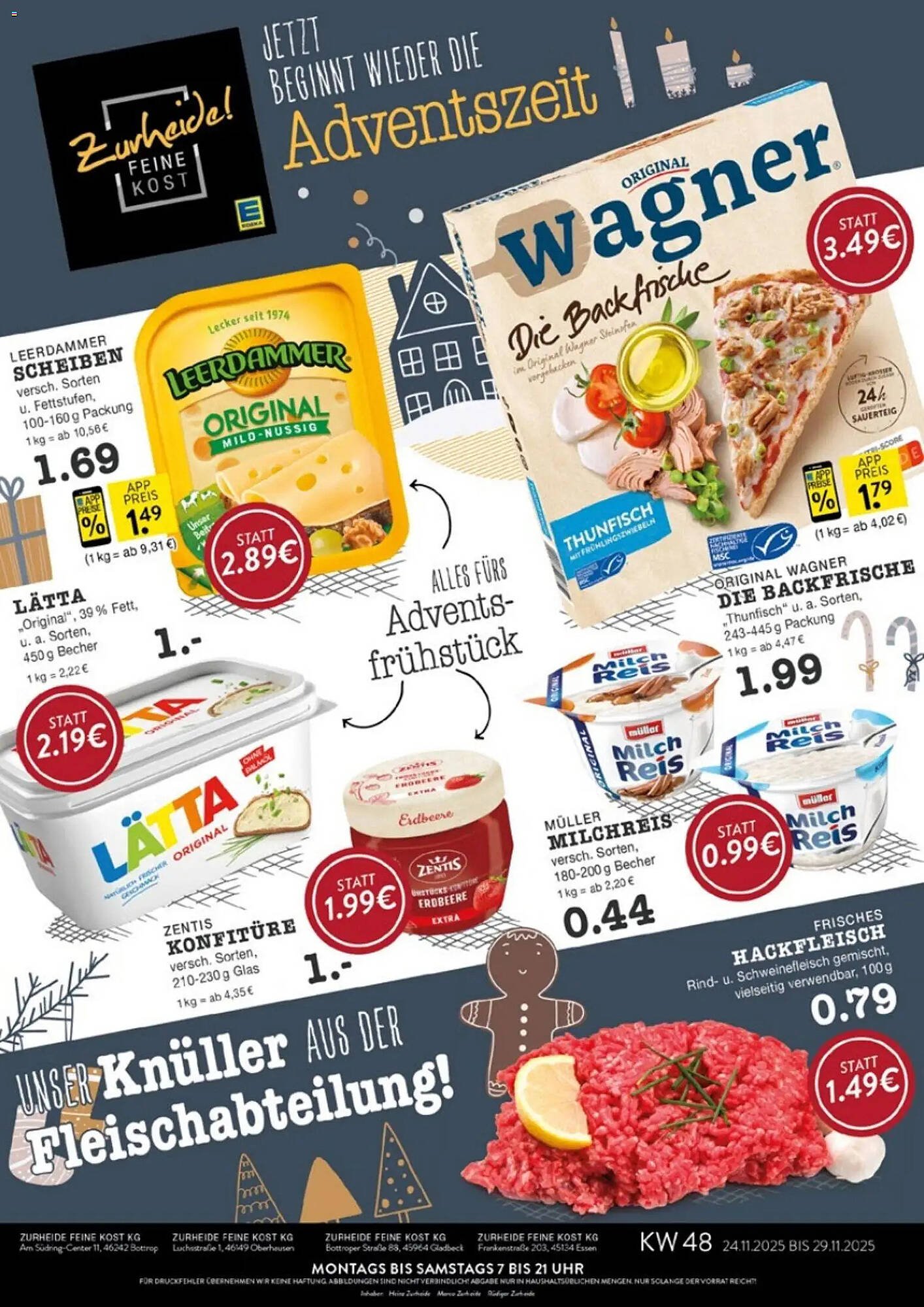 Edeka Zurheide Prospekt (2025-11-24 - 2025-11-29)