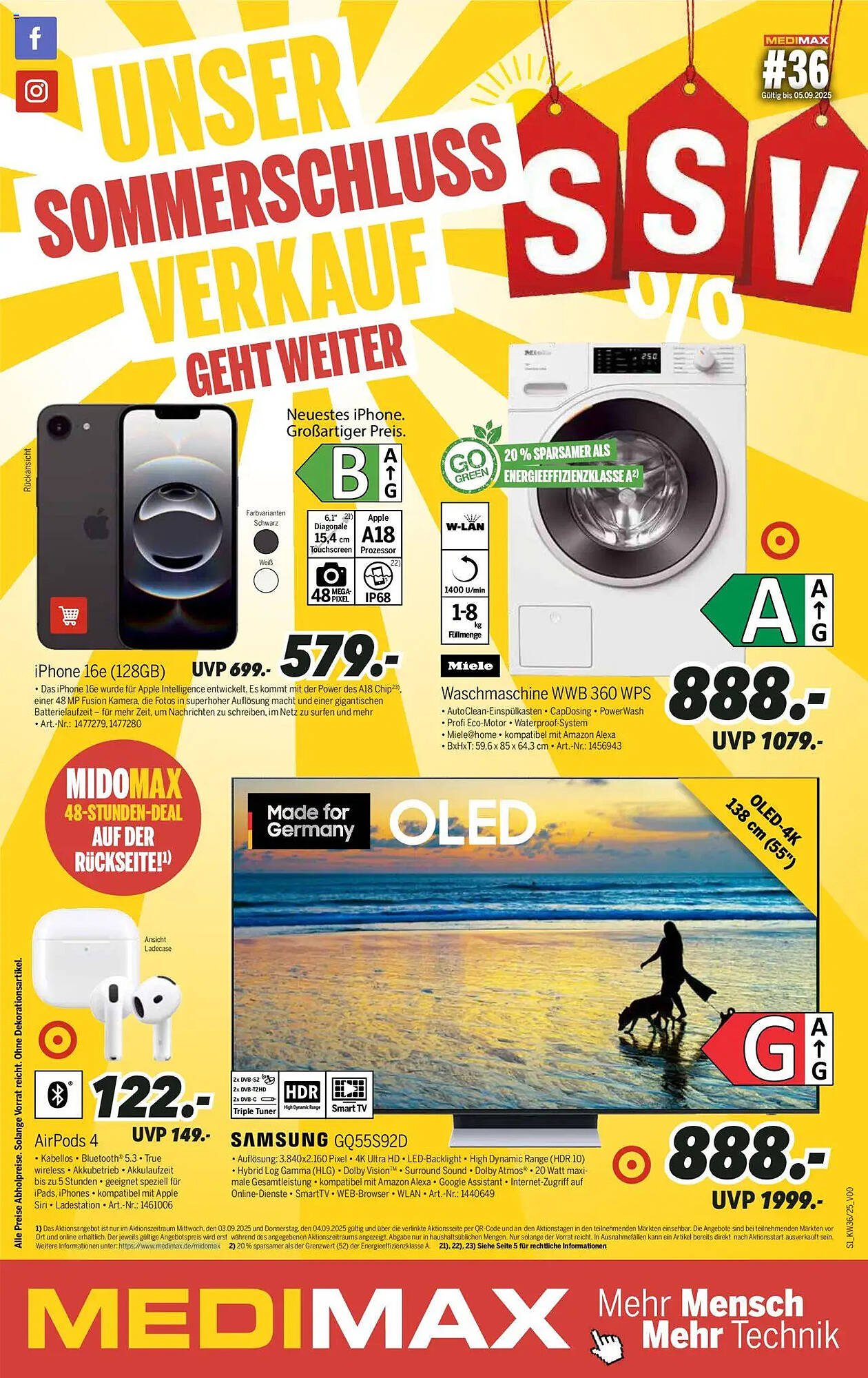 MEDIMAX Prospekt (2025-08-30 - 2025-09-05) | 1