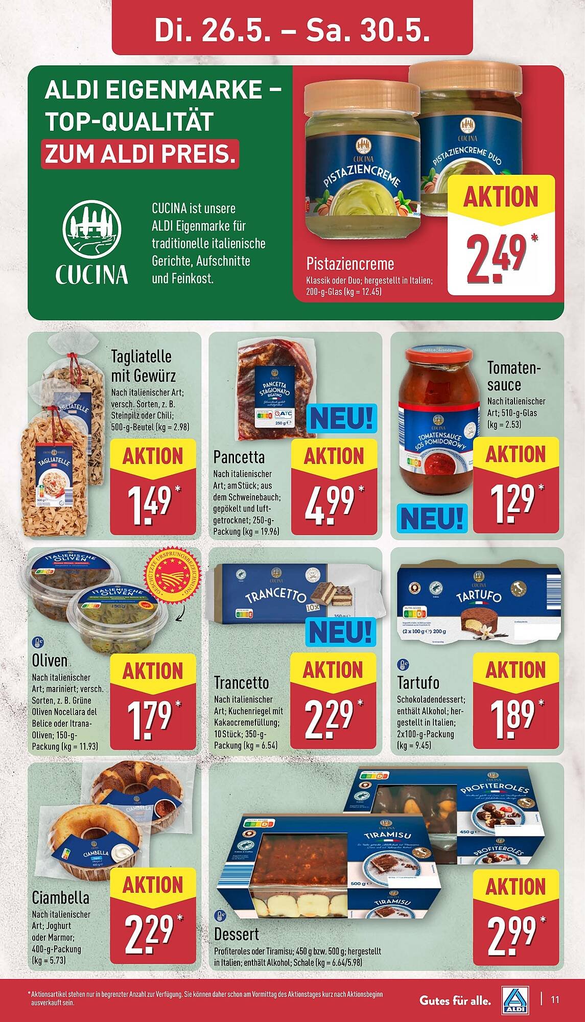 Aldi Nord Prospekt