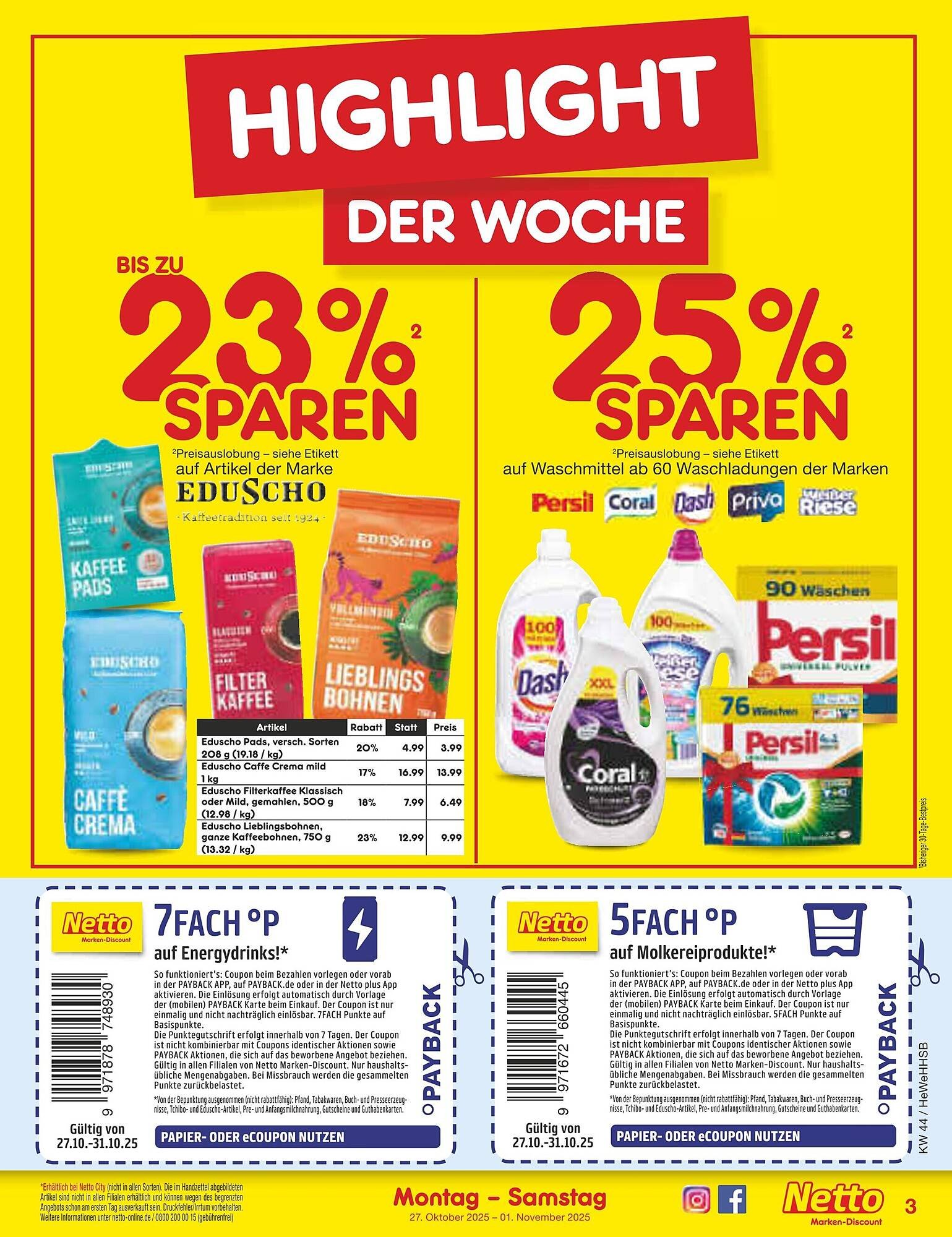 Netto Marken-Discount Prospekt (2025-10-27 - 2025-11-01)