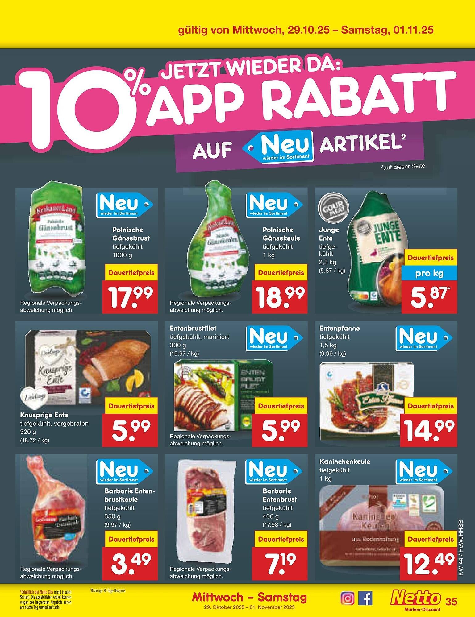 Netto Marken-Discount Prospekt (2025-10-27 - 2025-11-01)