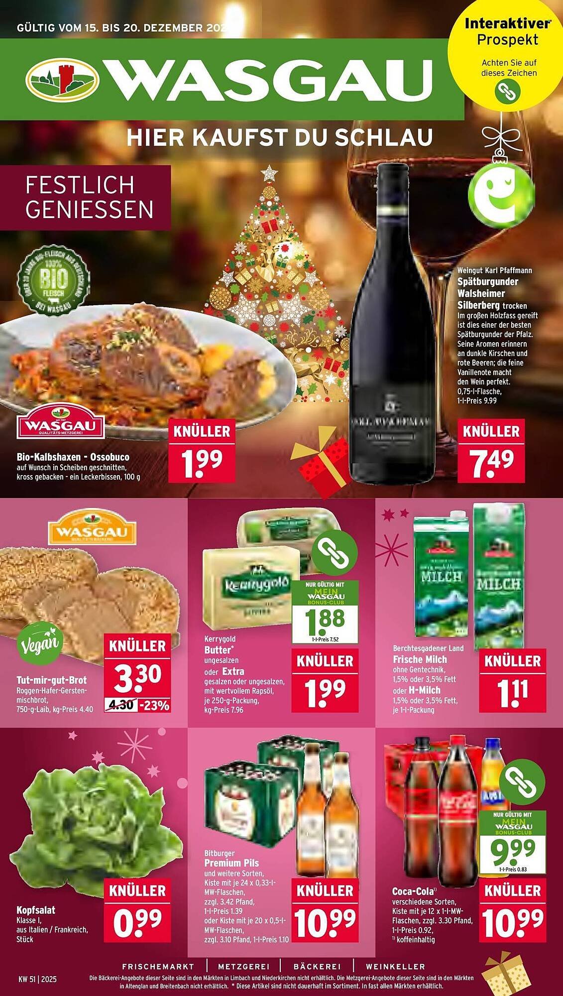 Wasgau Prospekt (2025-12-15 - 2025-12-20)