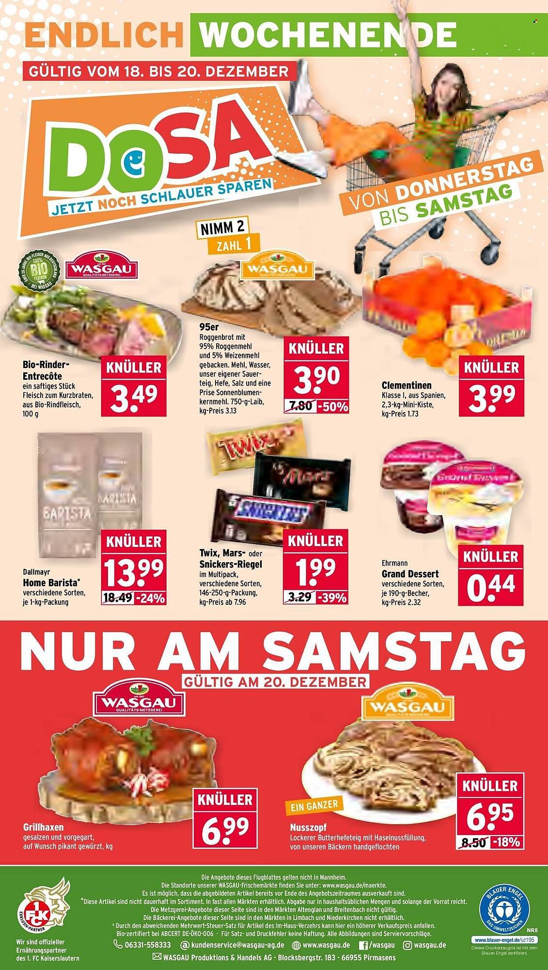 Wasgau Prospekt (2025-12-15 - 2025-12-20)