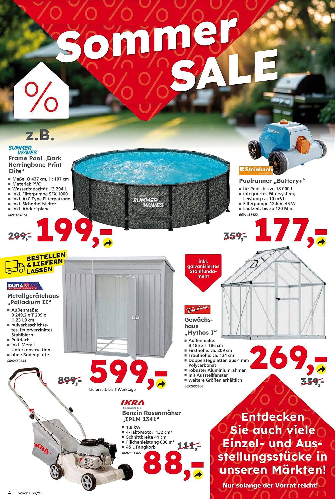 Globus Baumarkt Prospekt (2025-08-10 - 2025-08-16) | 4