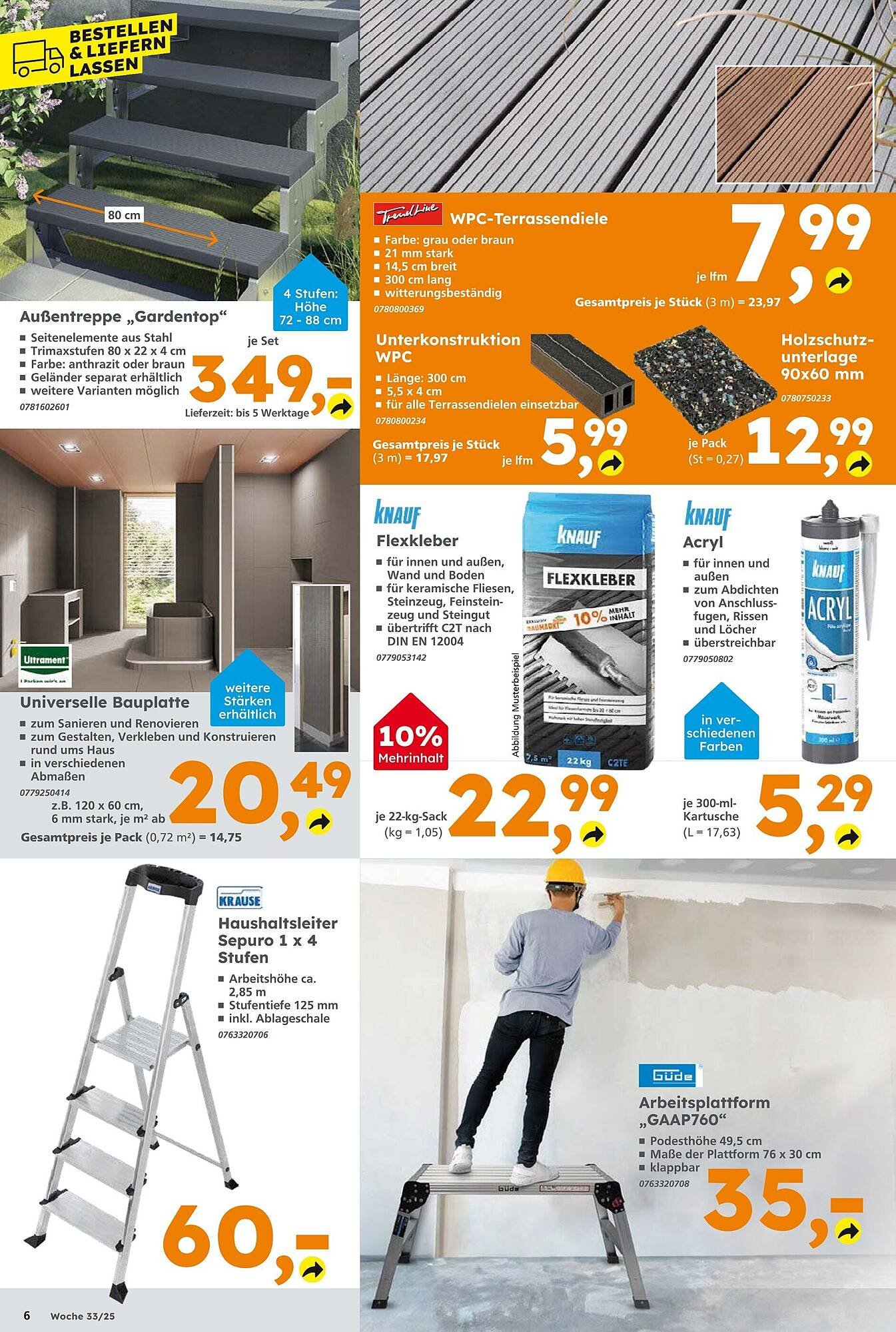 Globus Baumarkt Prospekt (2025-08-10 - 2025-08-16) | 6
