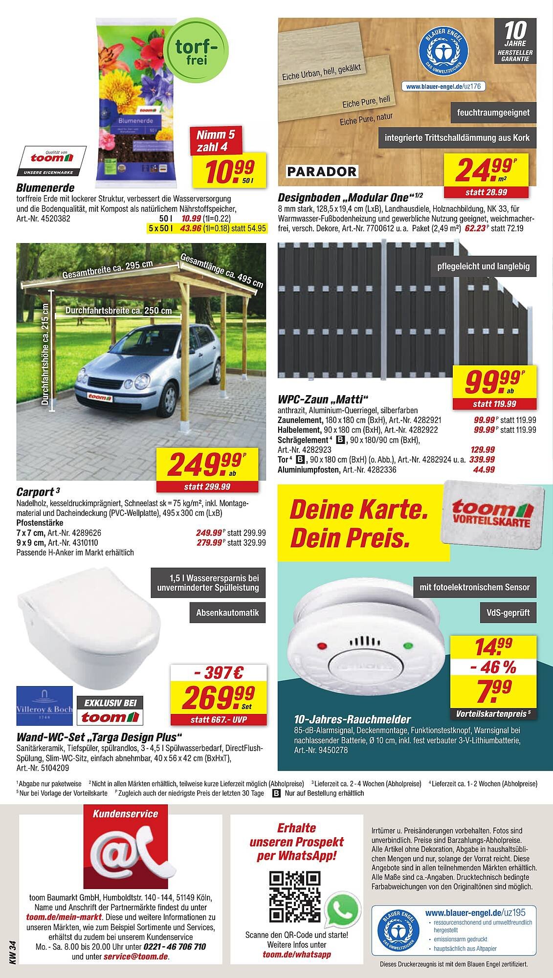 toom Baumarkt Prospekt (2025-08-16 - 2025-08-22) | 16