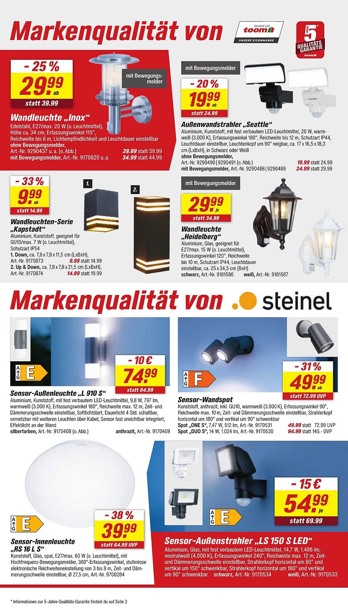 toom Baumarkt Prospekt (2025-08-16 - 2025-08-22) | 6