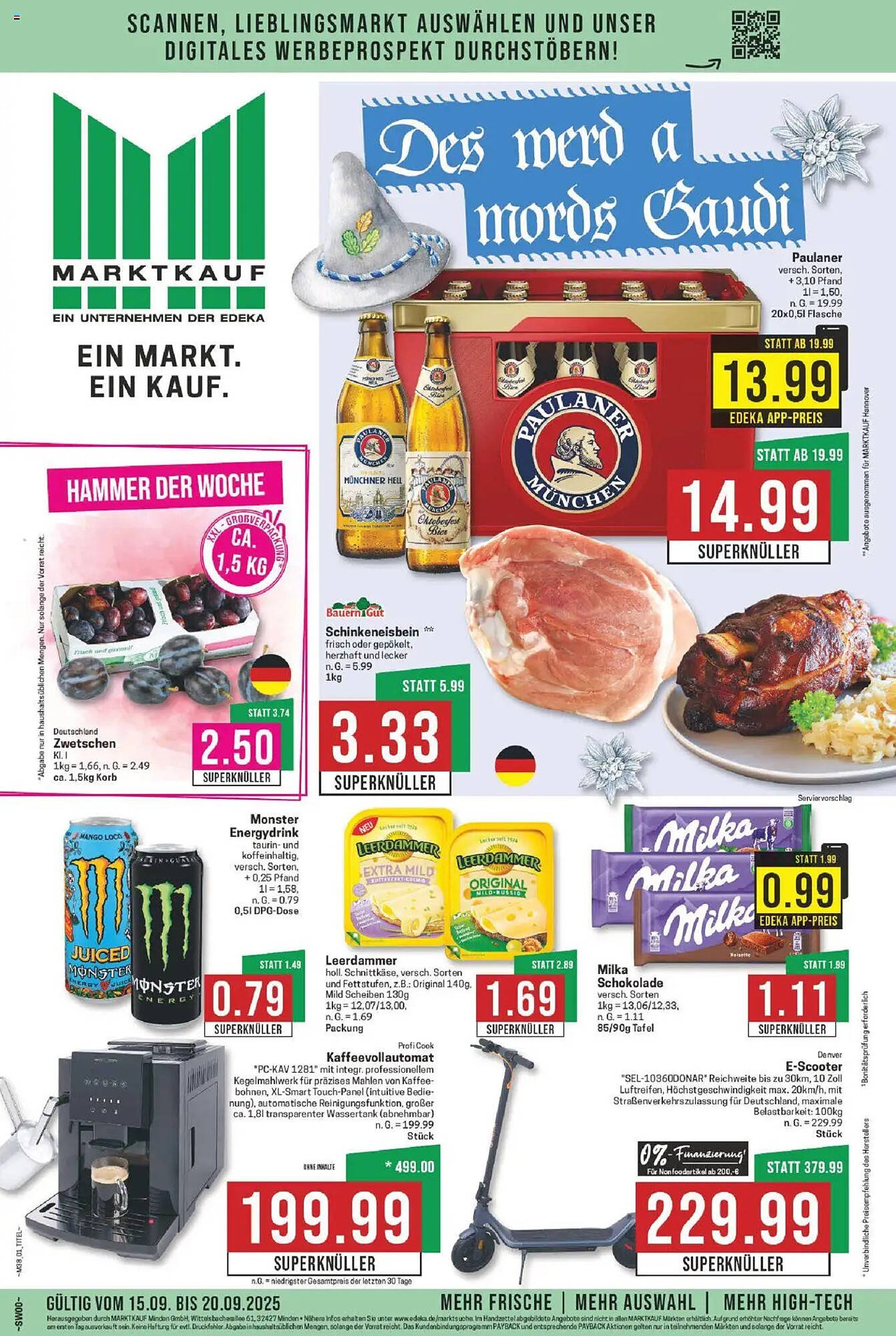 Marktkauf Prospekt (2025-09-15 - 2025-09-20) | 1