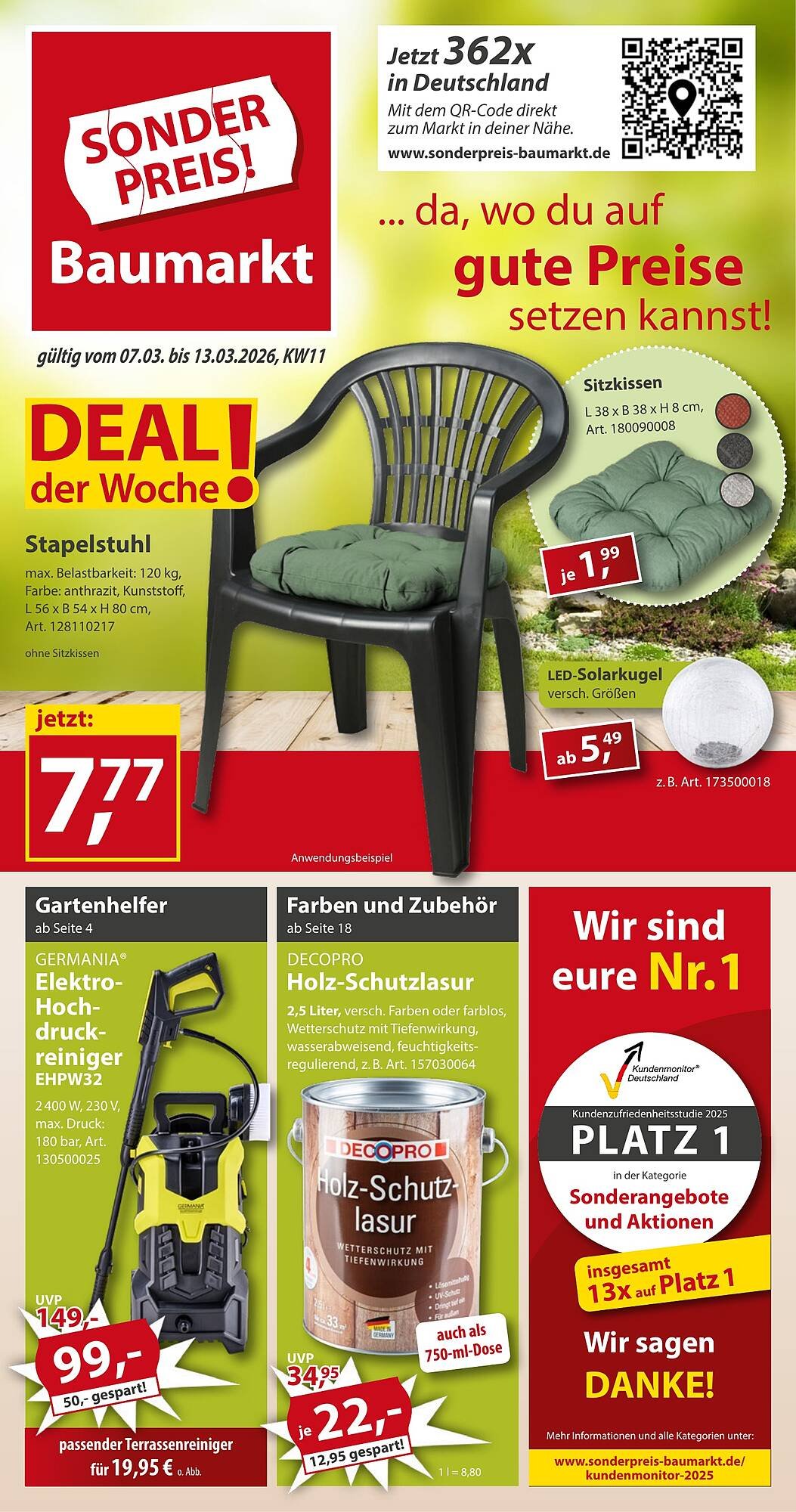 Sonderpreis Baumarkt Prospekt (2026-03-07 - 2026-03-13)