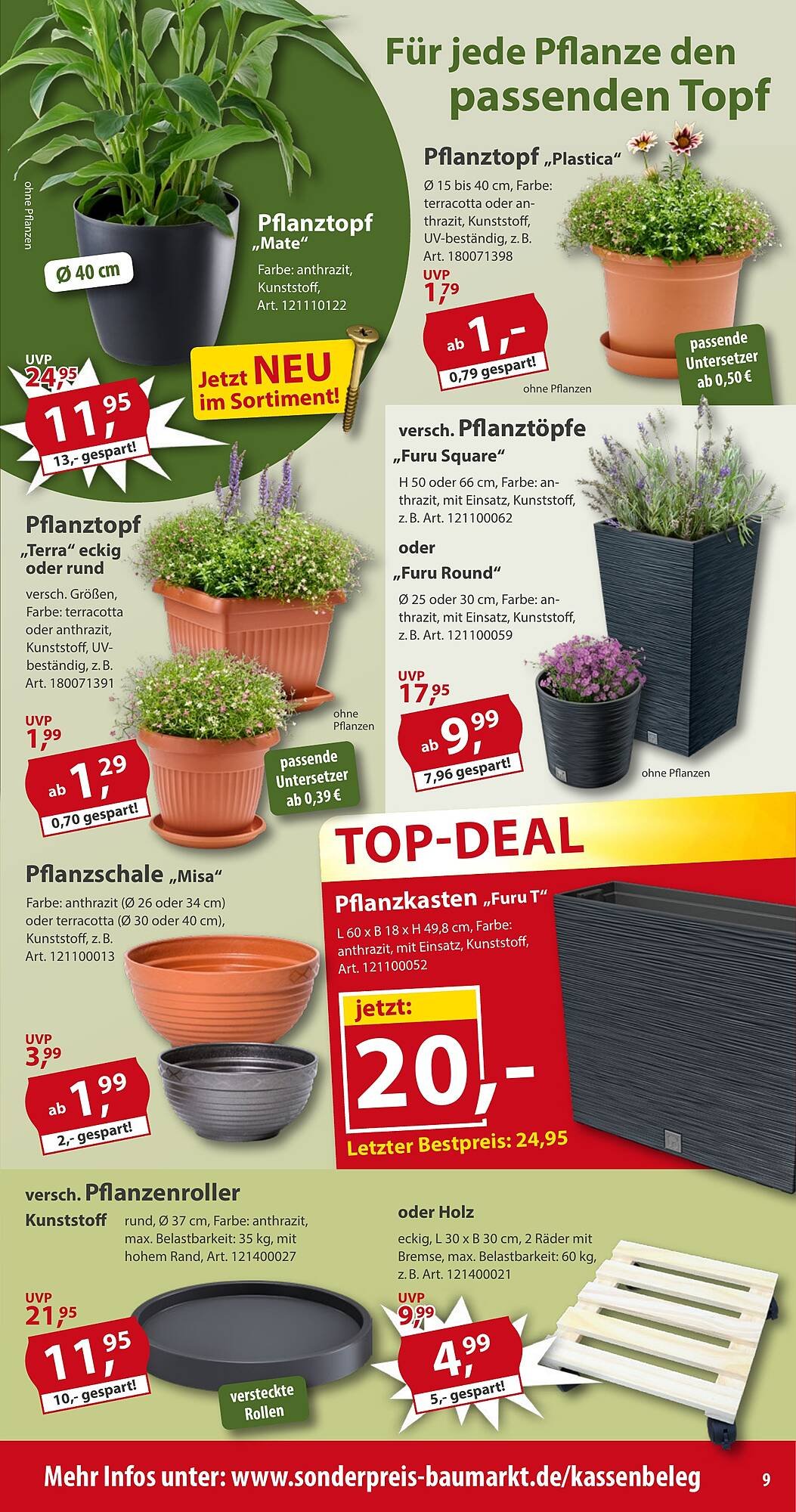 Sonderpreis Baumarkt Prospekt