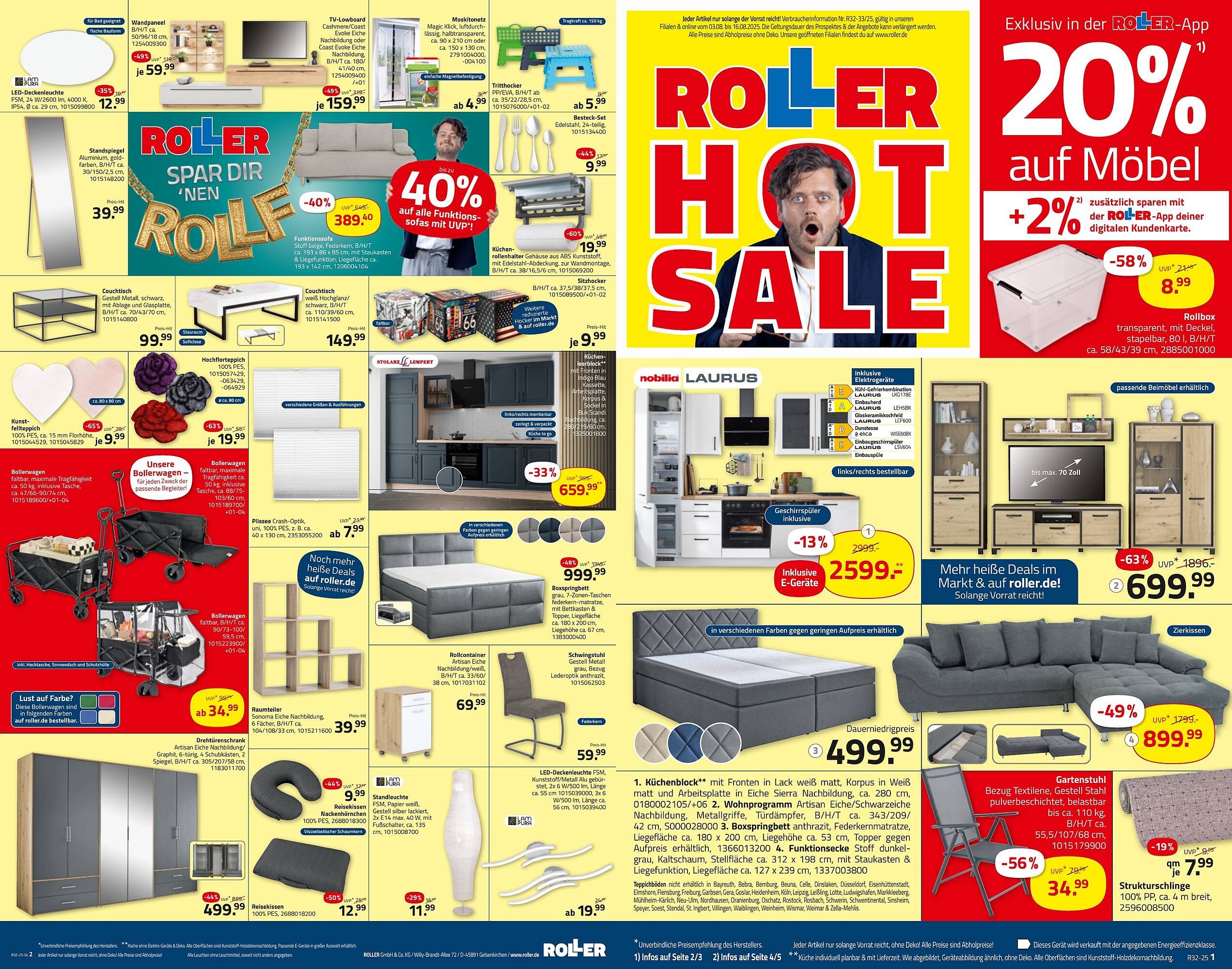 ROLLER Prospekt (2025-08-03 - 2025-08-16) | 2