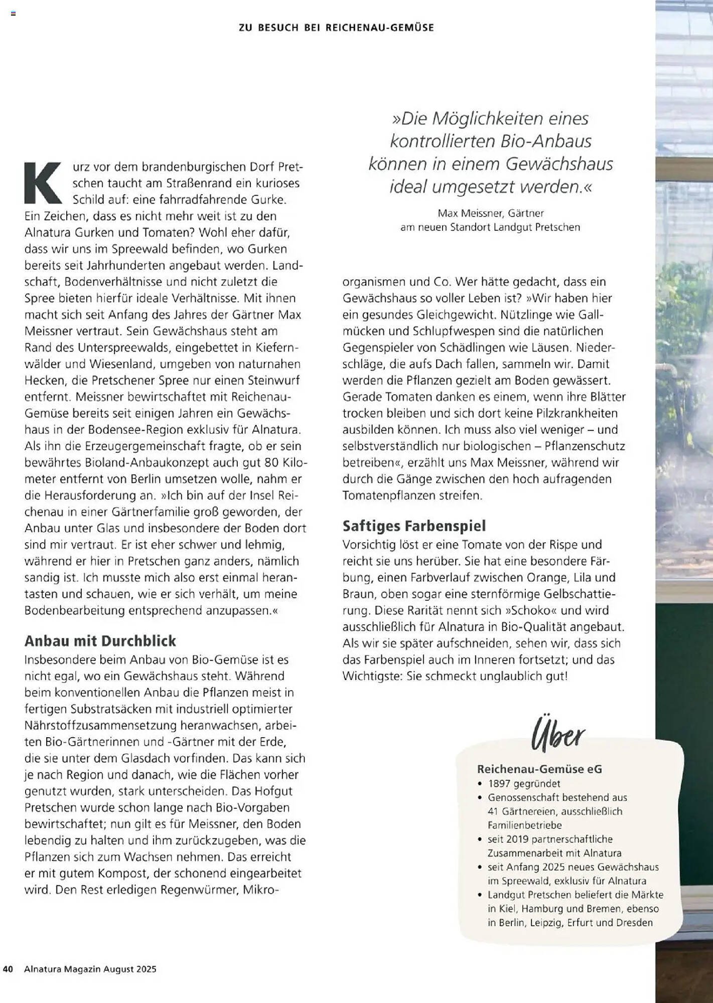 Alnatura Prospekt (2025-08-01 - 2025-08-31) | 40
