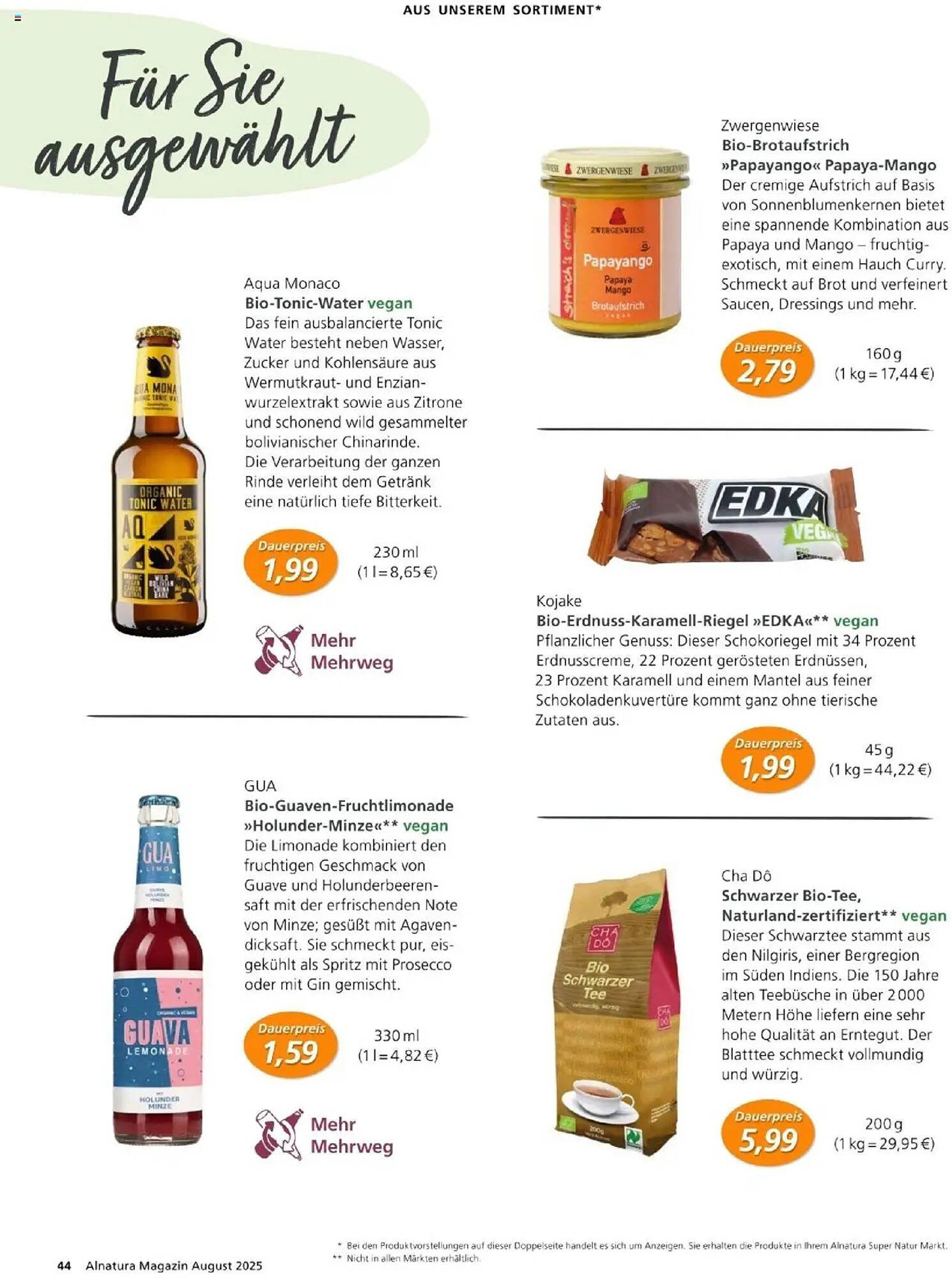 Alnatura Prospekt (2025-08-01 - 2025-08-31) | 44