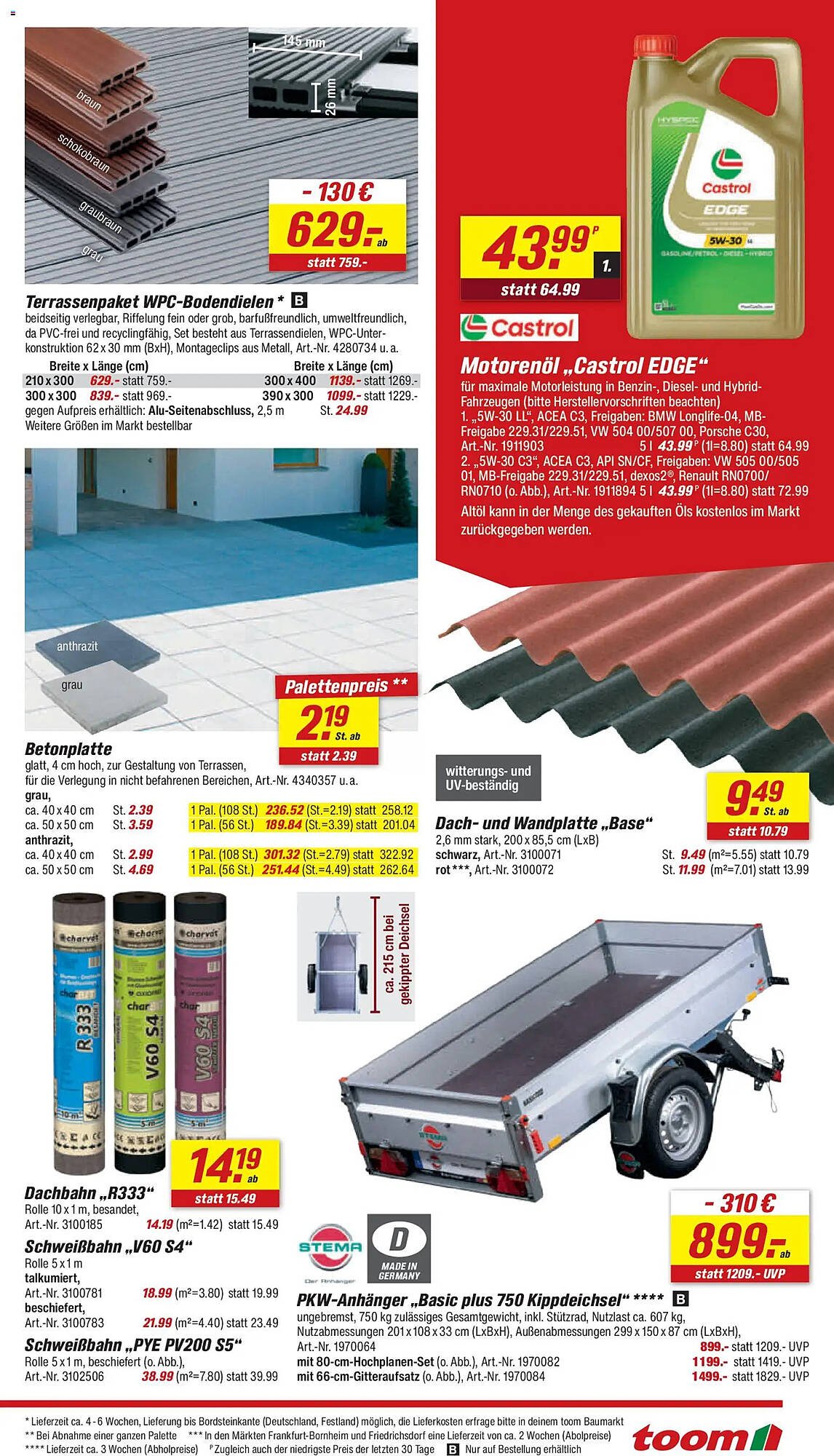 Toom Baumarkt Prospekt