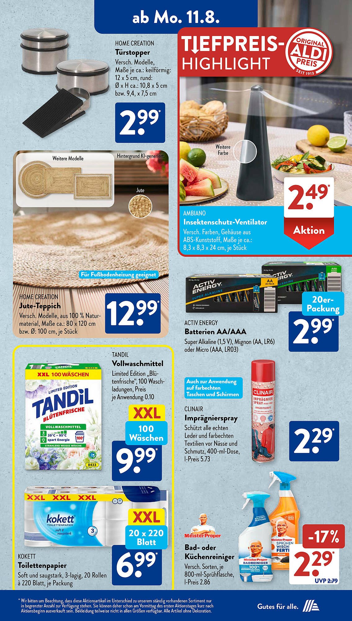 Aldi Süd Prospekt (2025-08-11 - 2025-08-16) | 16