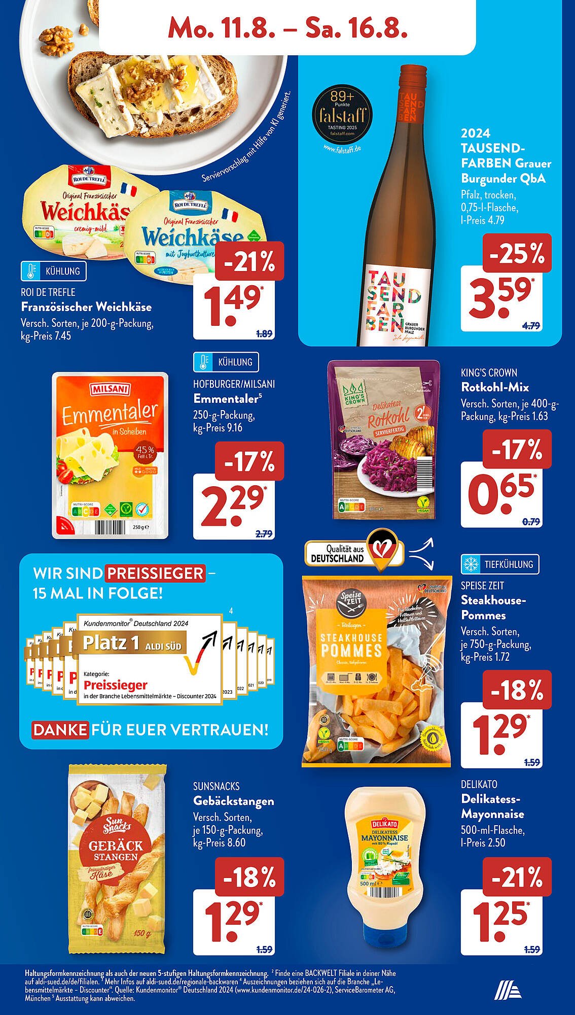 Aldi Süd Prospekt (2025-08-11 - 2025-08-16) | 7