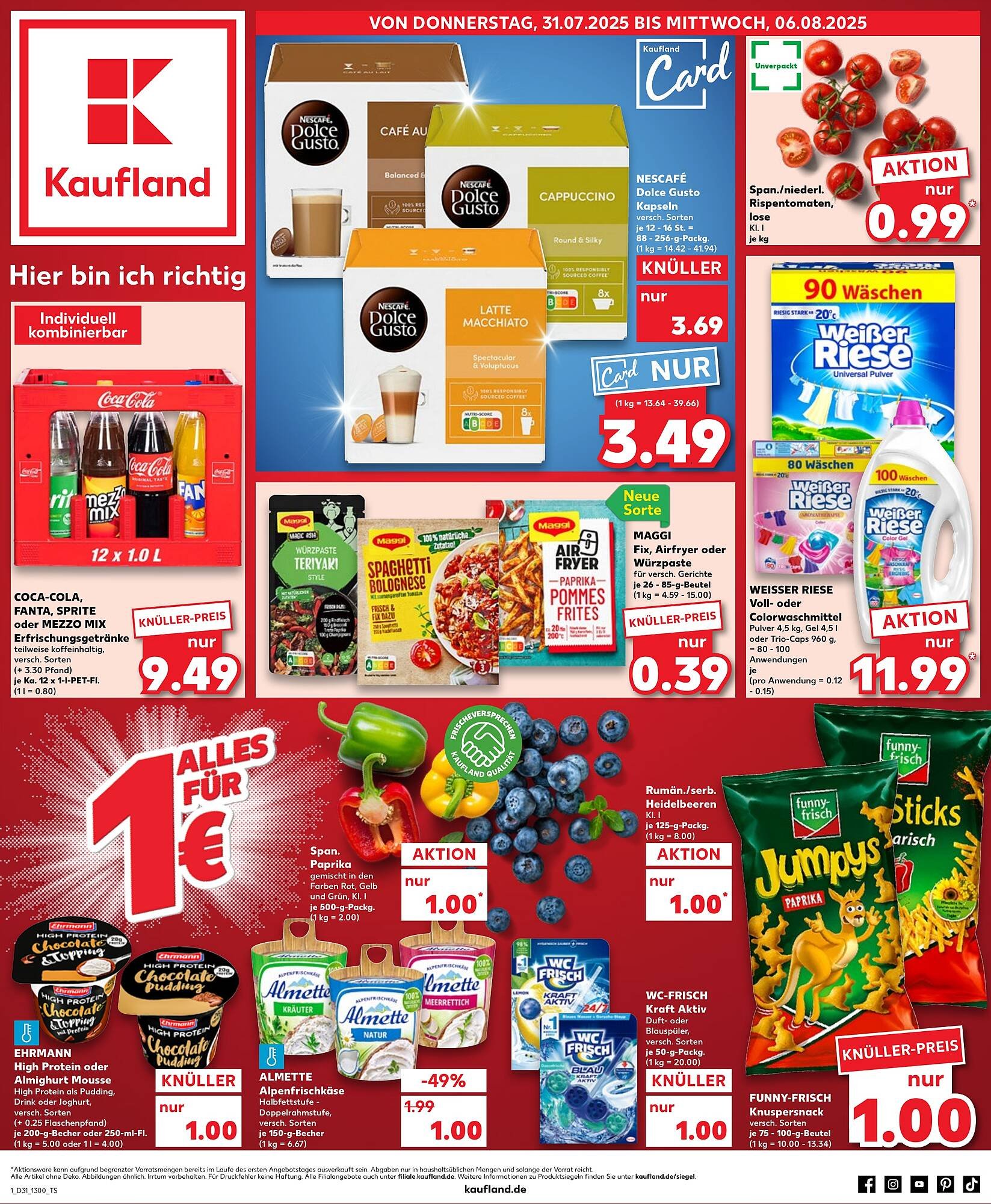 Kaufland Prospekt (2025-07-31 - 2025-08-06) | 1