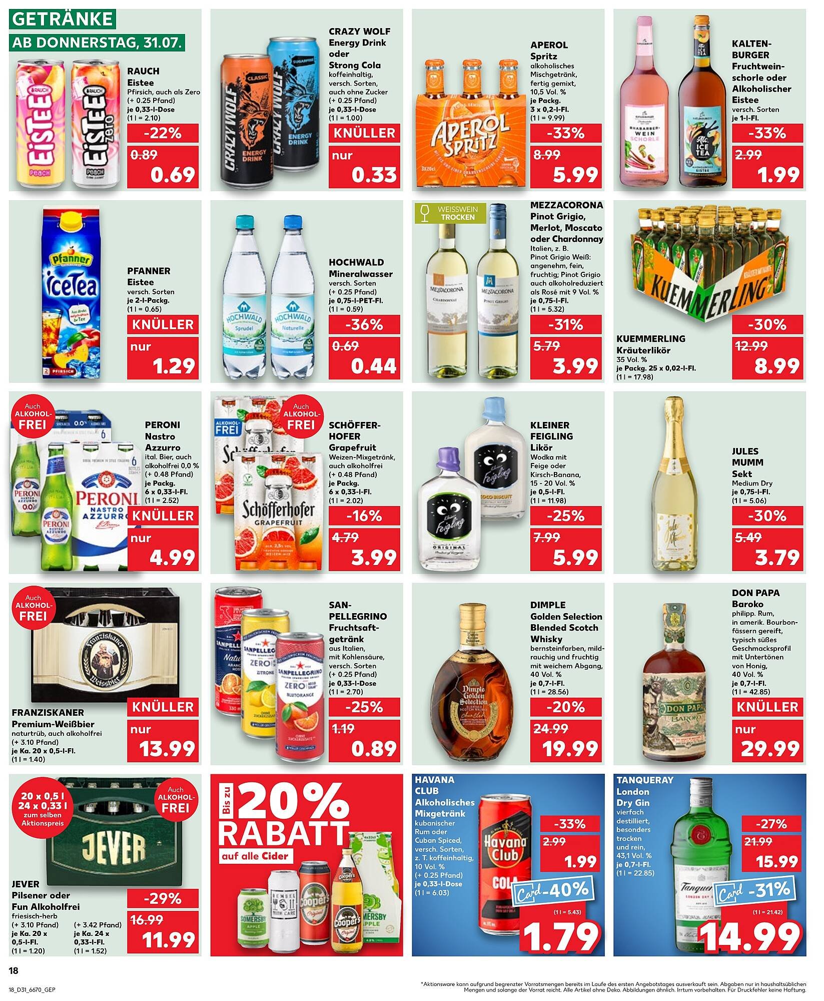 Kaufland Prospekt (2025-07-31 - 2025-08-06) | 18