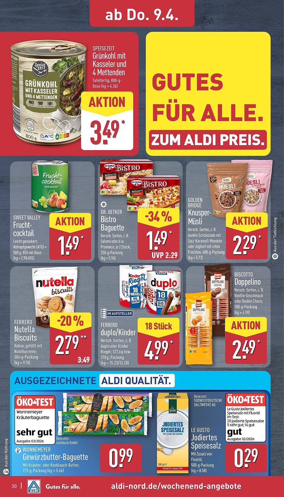 Aldi Nord Prospekt (2026-04-07 - 2026-04-11)
