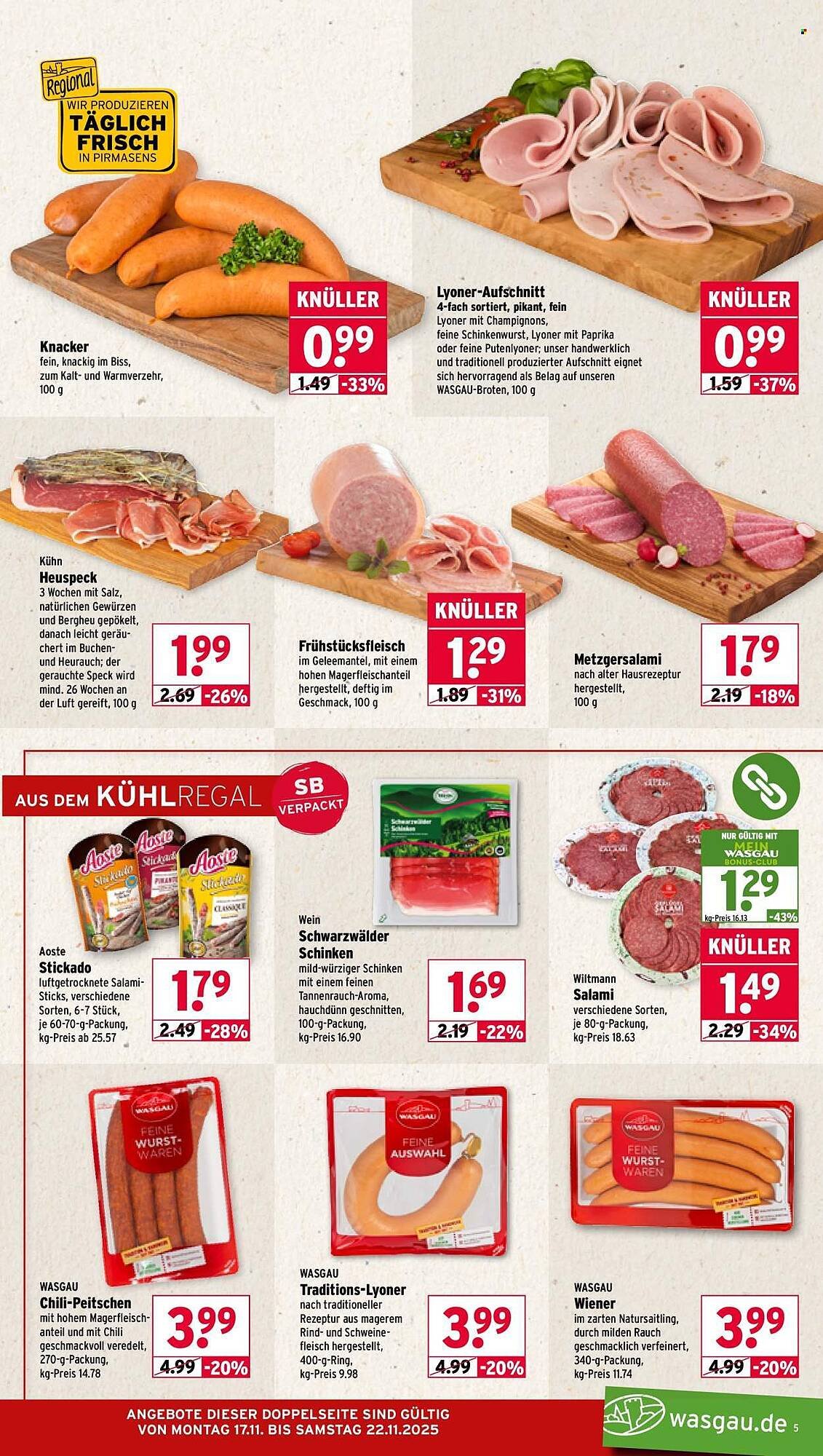 Wasgau Prospekt (2025-11-17 - 2025-11-22)