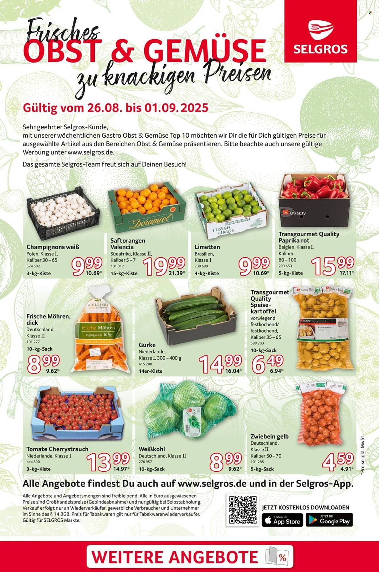 Selgros Prospekt (2025-08-26 - 2025-09-01) | 1