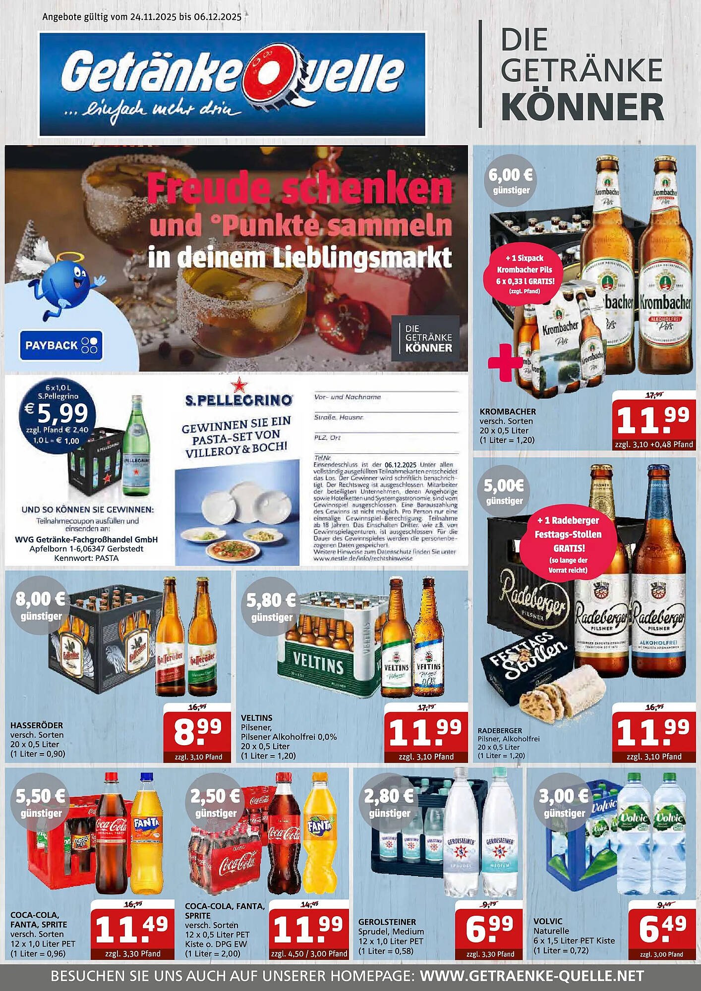 Getränke Quelle Prospekt (2025-11-23 - 2025-12-06)